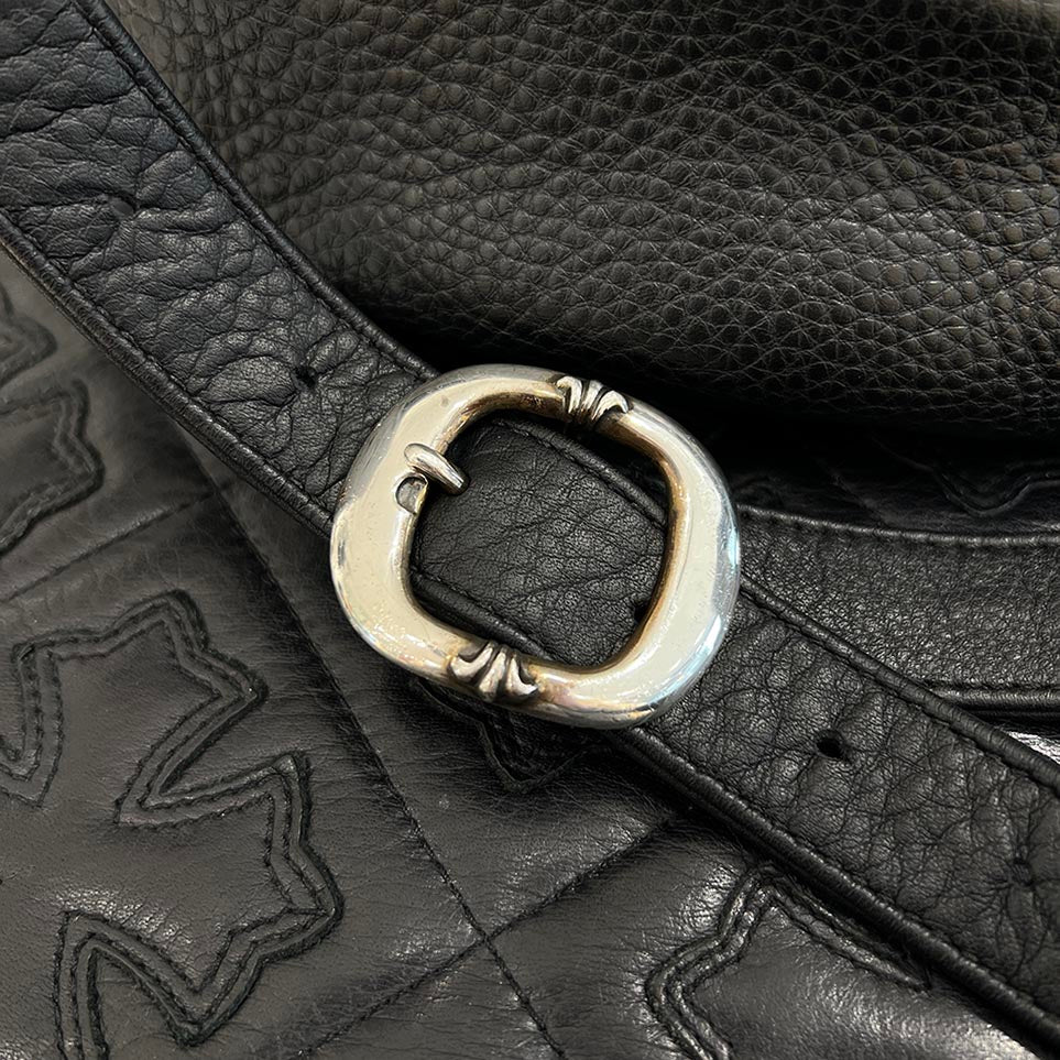 CHROME HEARTS 1 SNAT PACK LEATHER WAIST BAG クロムハーツ 1スナットパック レザー ウェストバッグ