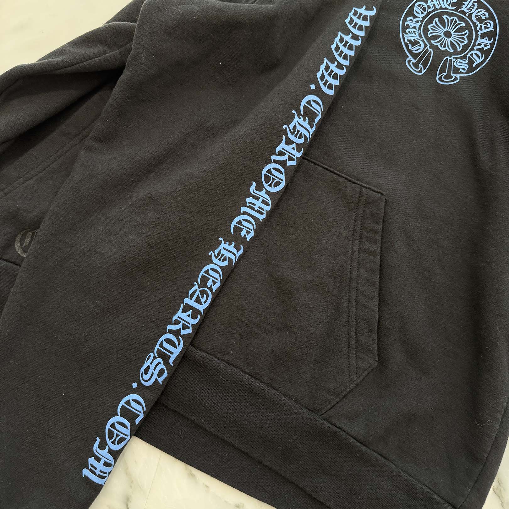 CHROME HEARTS Online Limited Horseshoe Pullover Hoodie Size M クロムハーツ オンライン限定 ホースシュー プルオーバーフーディー サイズM