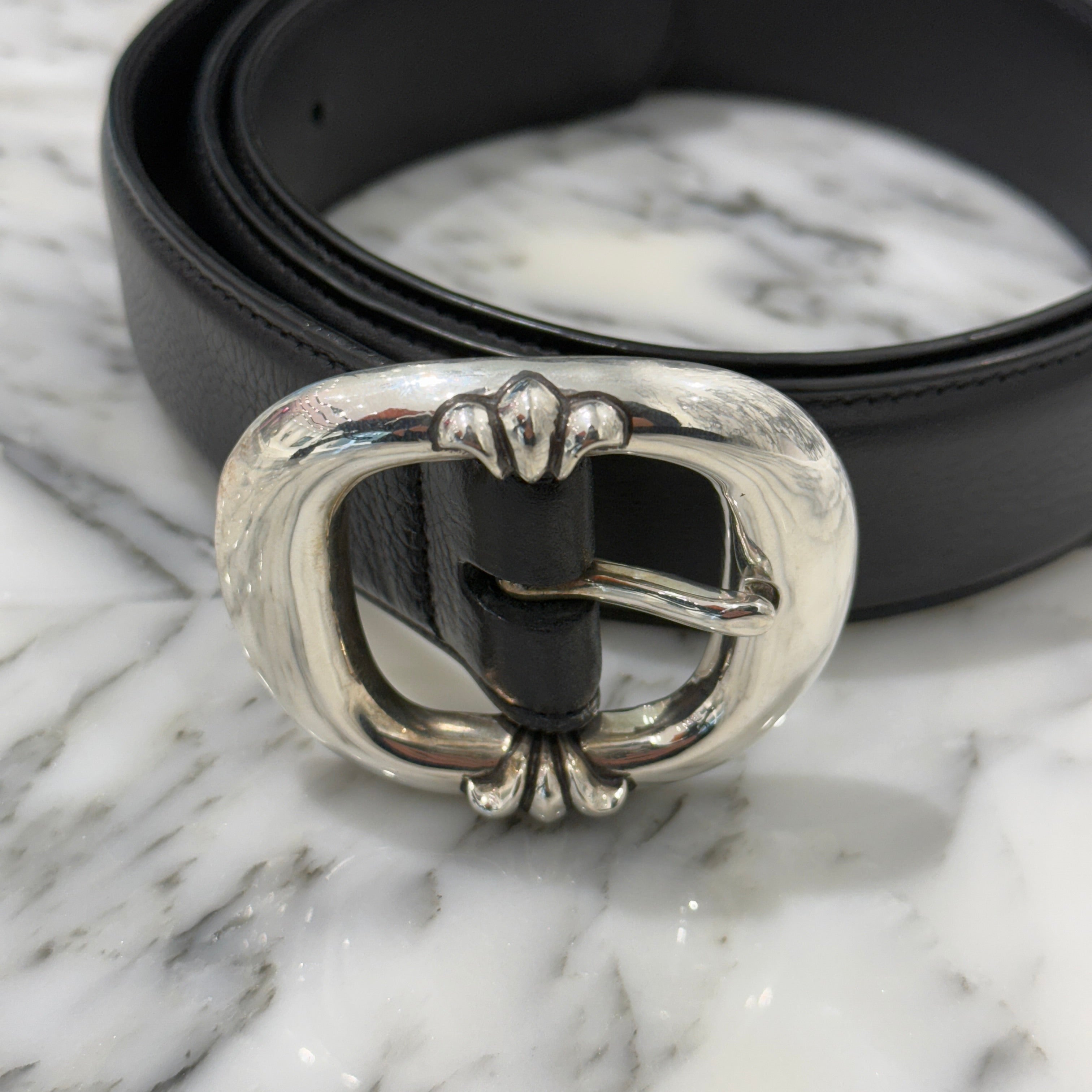 クロムハーツ ガンスリンガー バックル Chrome Hearts クロムハーツガンスリンガーバックルベルト 38