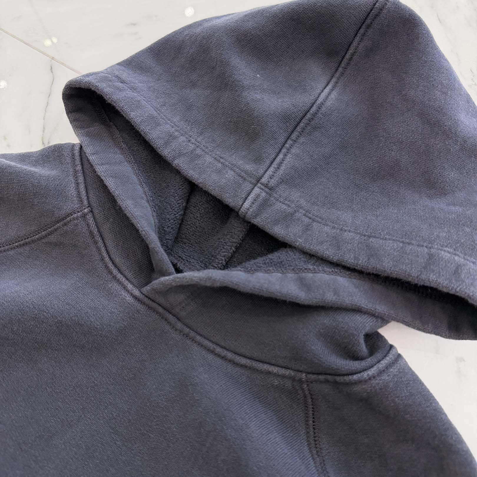 CHROME HEARTS Y NOT Cemetery Cross Leather Patch Pullover Hoodie Size XL クロムハーツ ワイノット セメタリークロス レザーパッチ プルオーバーフーディー サイズXL