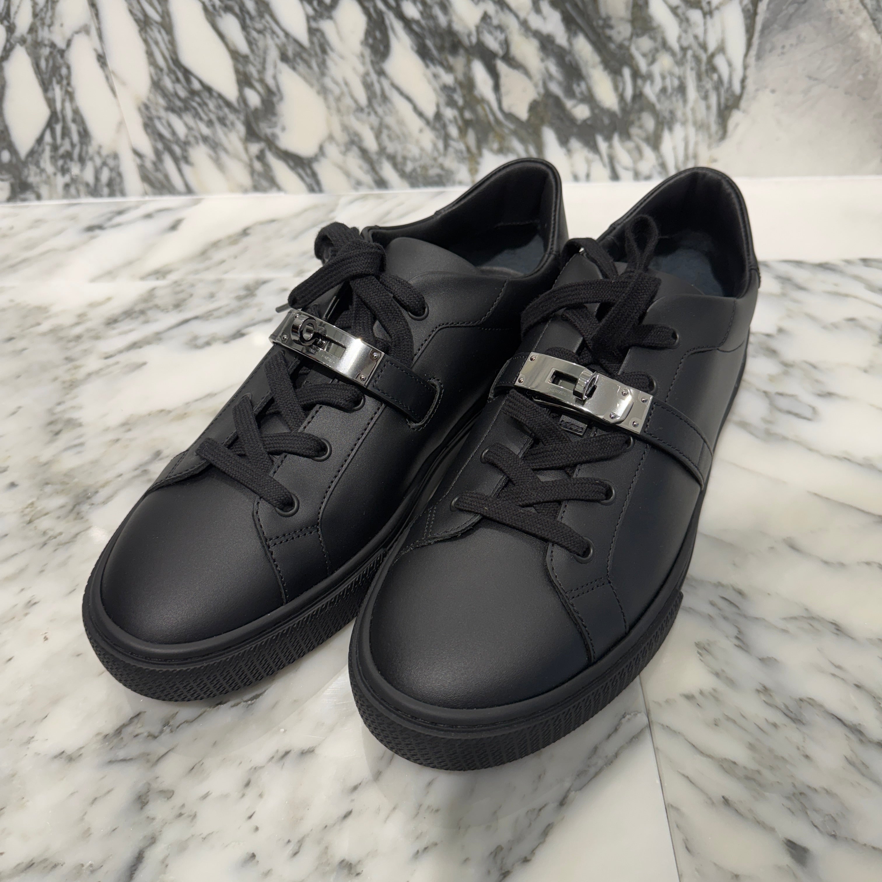 HERMES 2024SS Day Kelly Buckle Sneakers H212256Z 90350 Size 42(26.5cm) エルメス デイ ケリーバックルスニーカー サイズ42(26.5cm)