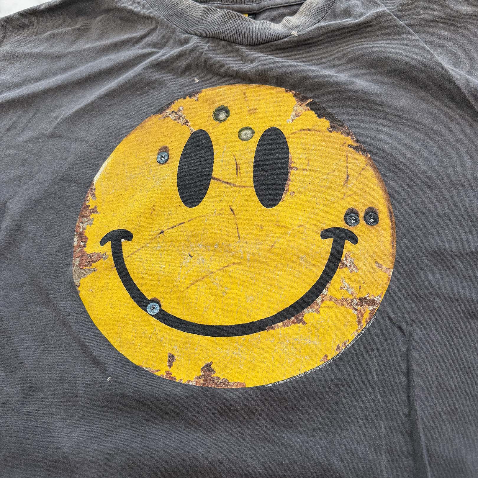 SAINT Mxxxxxx × The KLF 2025AW SMILE SS Tee SM-HR1-0000-C01 Size XL セントマイケル×ザ・ケイエルエフ スマイル ショートスリーブ Tシャツ サイズXL