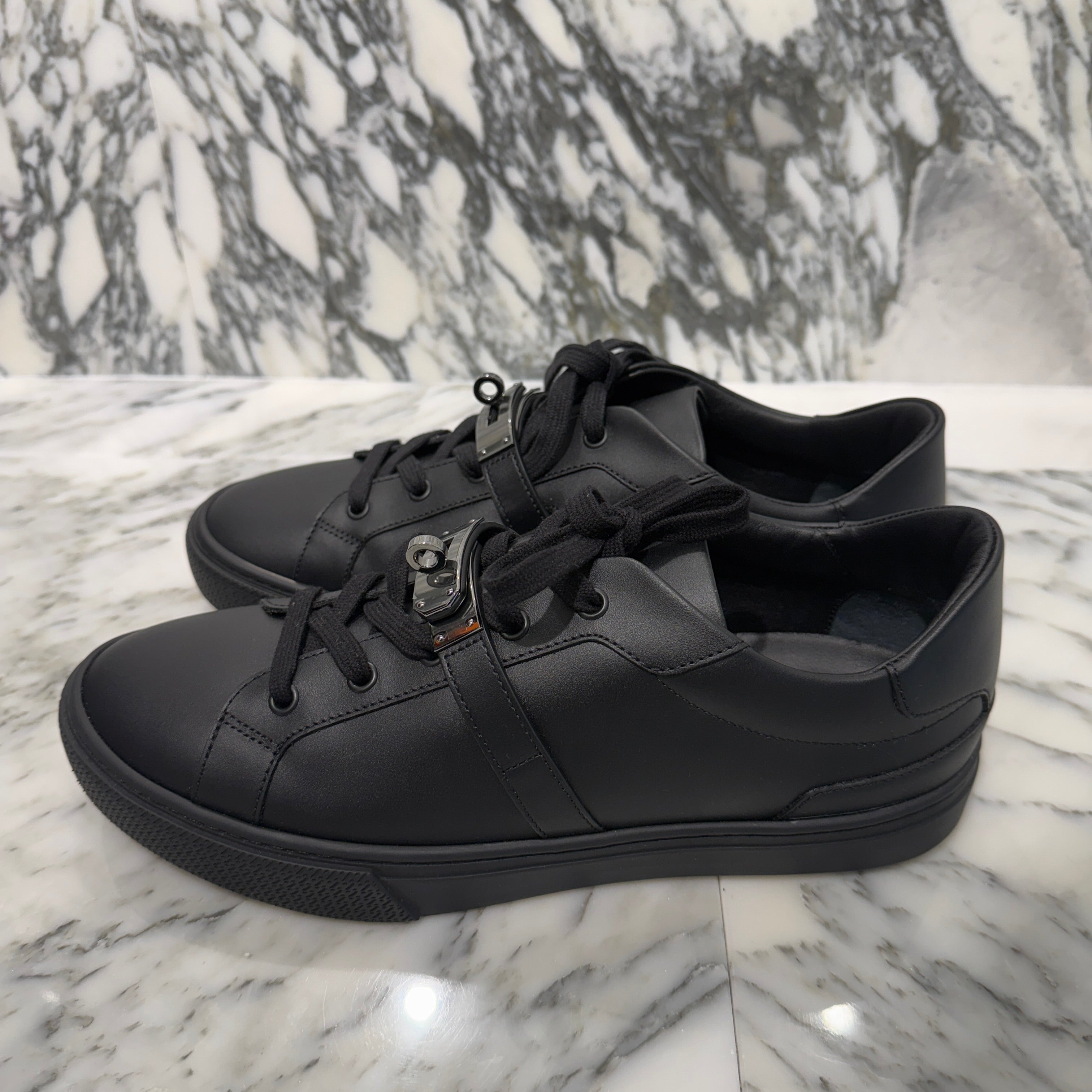 HERMES 2024SS Day Kelly Buckle Sneakers H212256Z 90350 Size 42(26.5cm) エルメス デイ ケリーバックルスニーカー サイズ42(26.5cm)