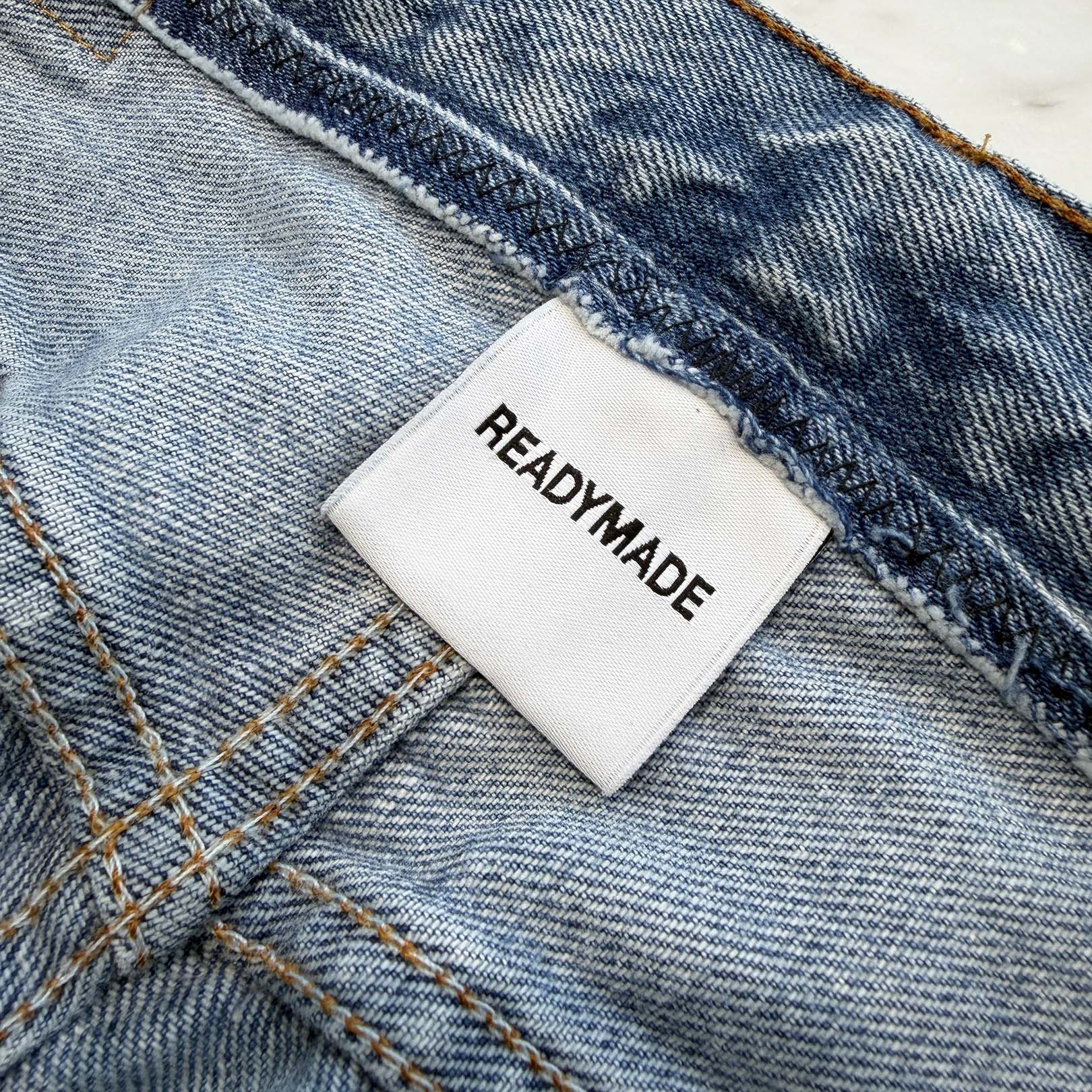 READY MADE 2024SS Wide Flare Denim Pants RE-CO-BL-00-00-251 Size W37 L31  レディメイド ワイド フレア デニム パンツ サイズW37 L31