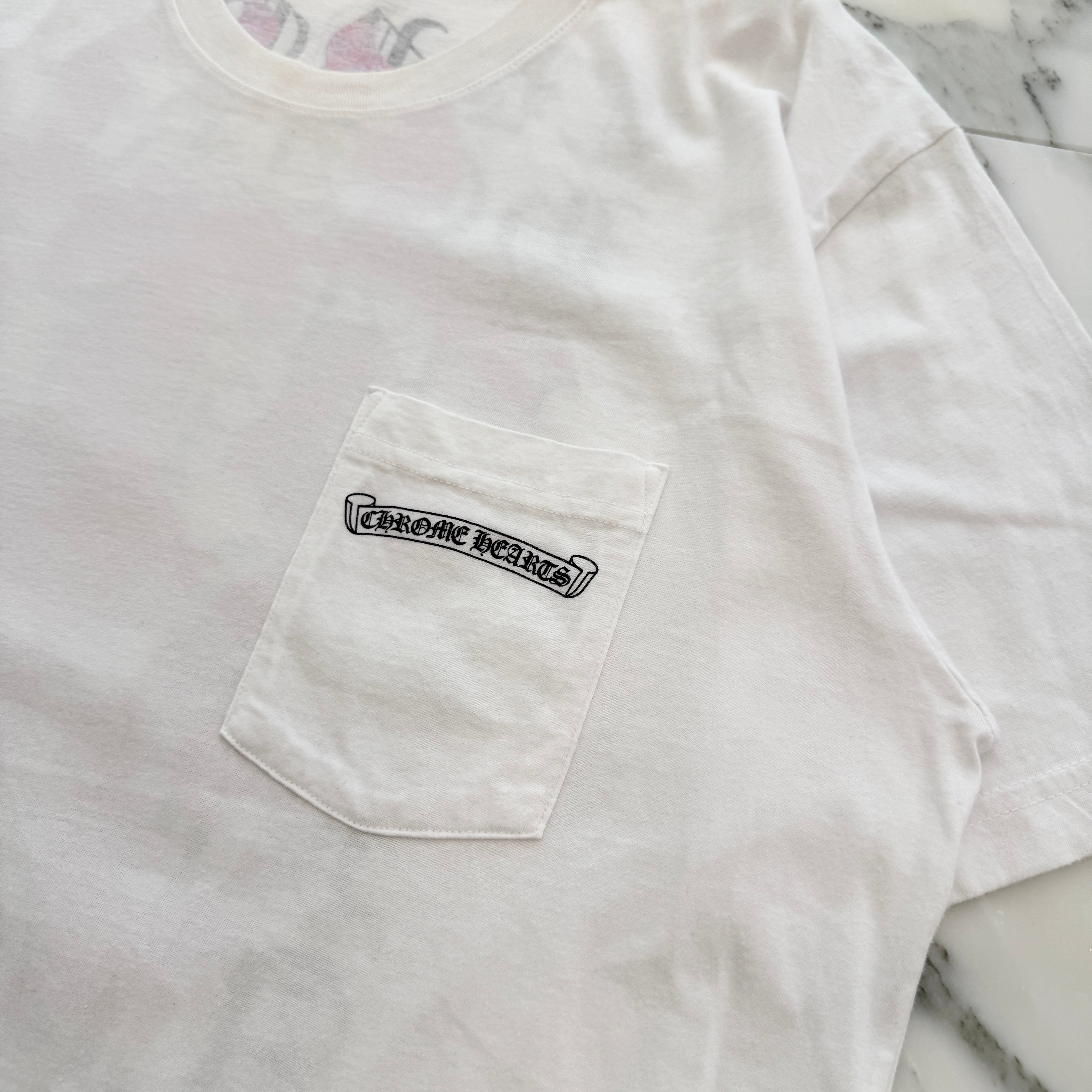 クロムハーツ ダガー アイチャート Tシャツ XL CHROME HEARTS Dagger Eye Chart Tee Size XL クロムハーツ ダガーアイ