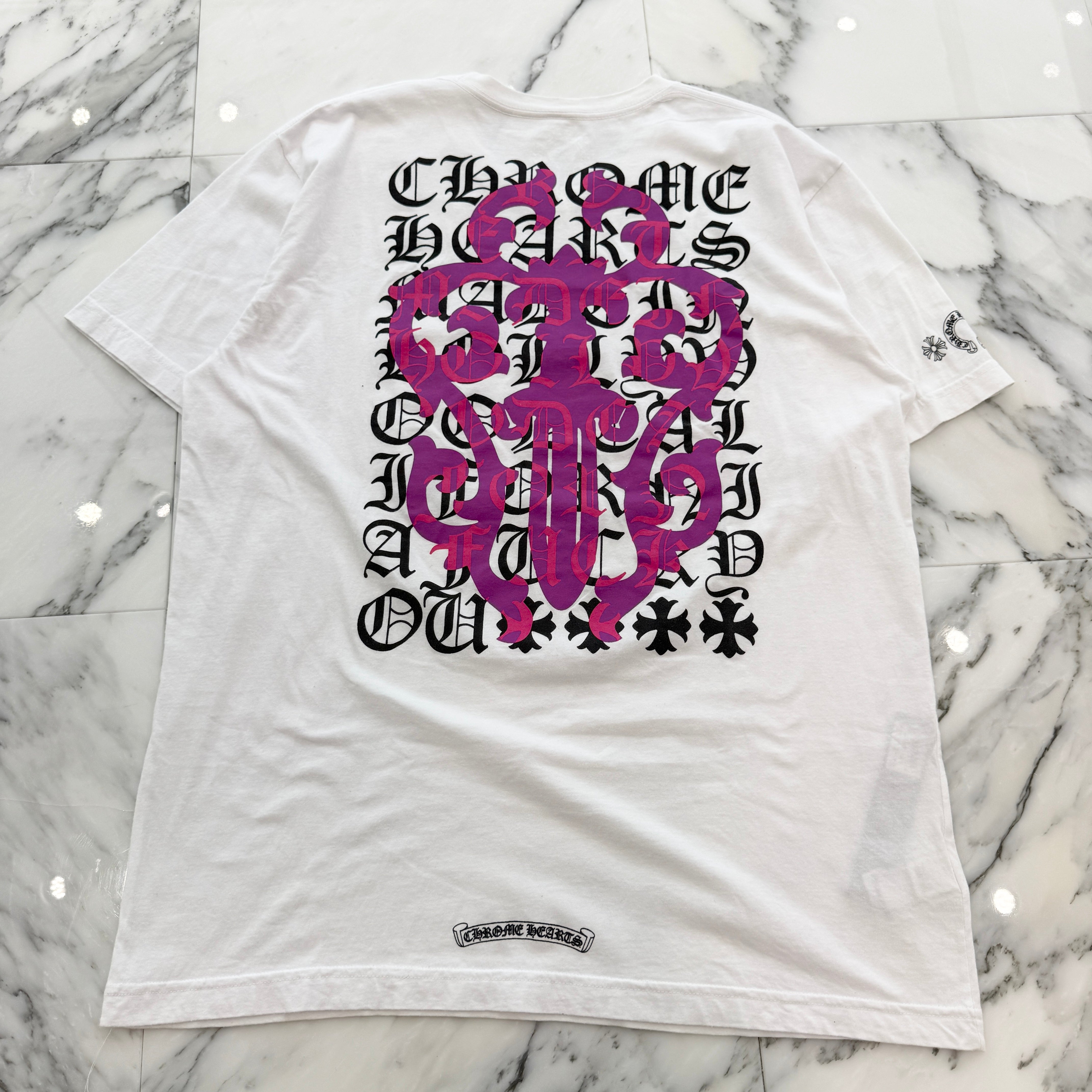 CHROME HEARTS Dagger Eye Chart Tee Size XL クロムハーツ ダガーアイ