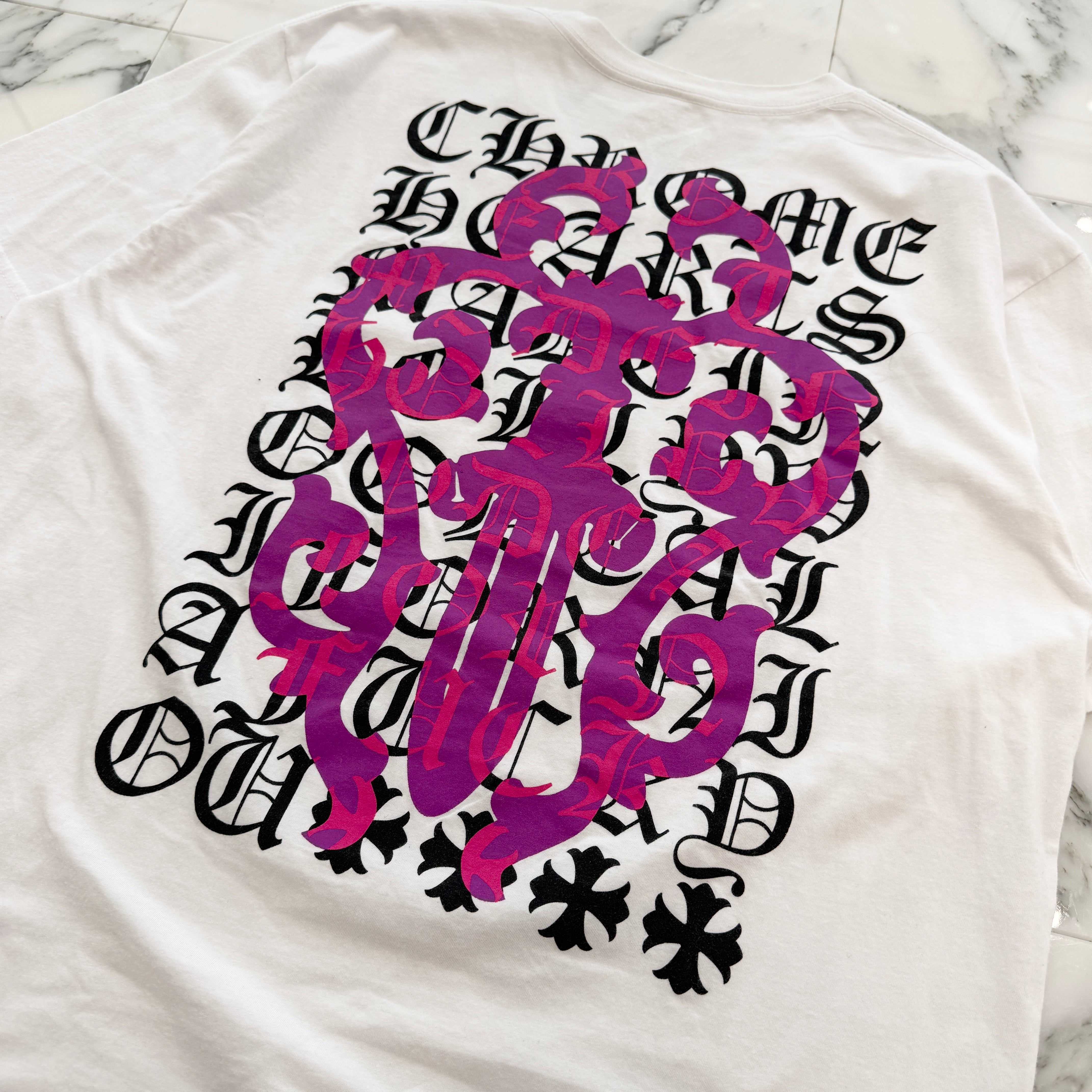 CHROME HEARTS Dagger Eye Chart Tee Size XL クロムハーツ ダガーアイ
