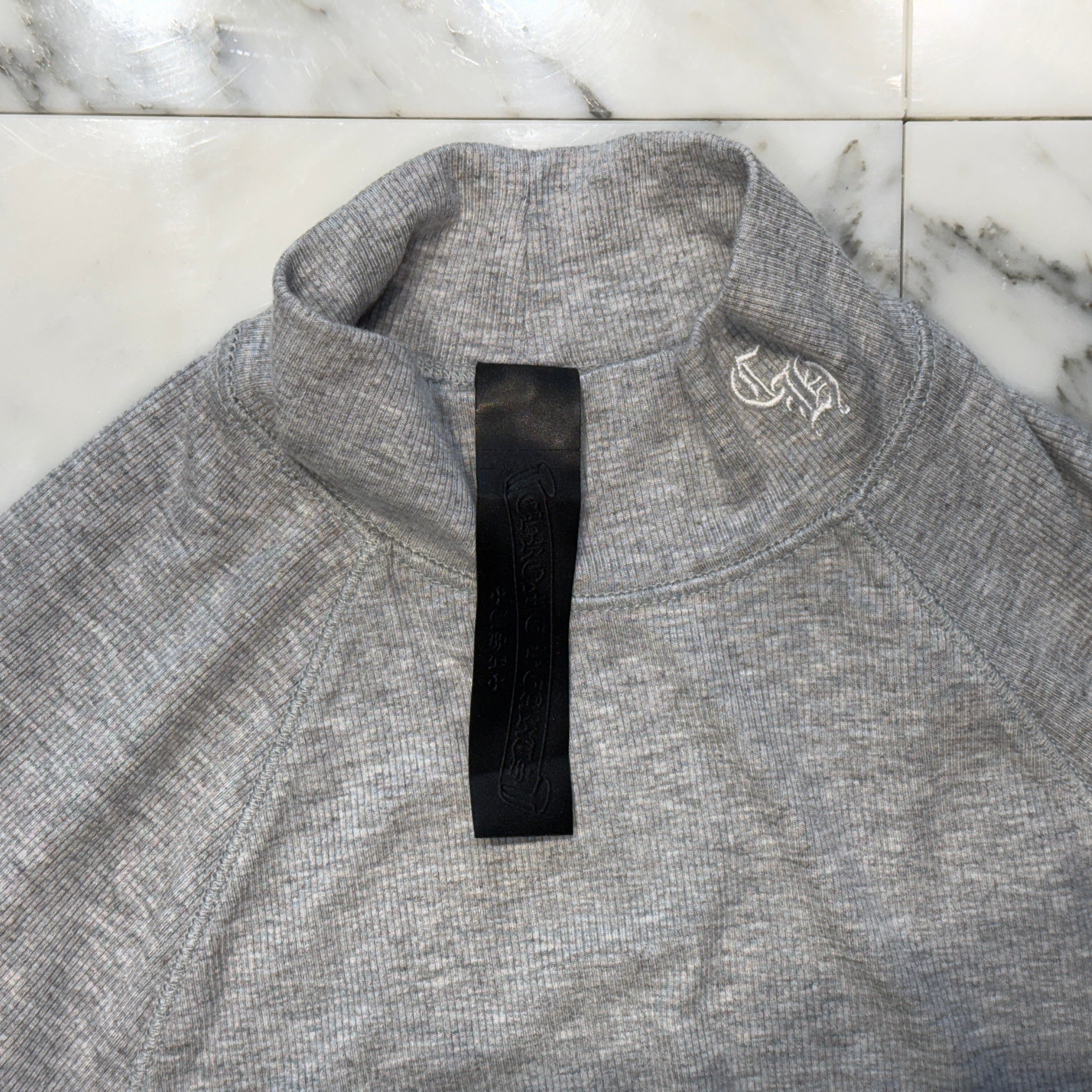 CHROME HEARTS BAD SEED CH Plus Mock Neck Tee Size XS クロムハーツ バッドシード CHプラス モックネック Tシャツ サイズXS