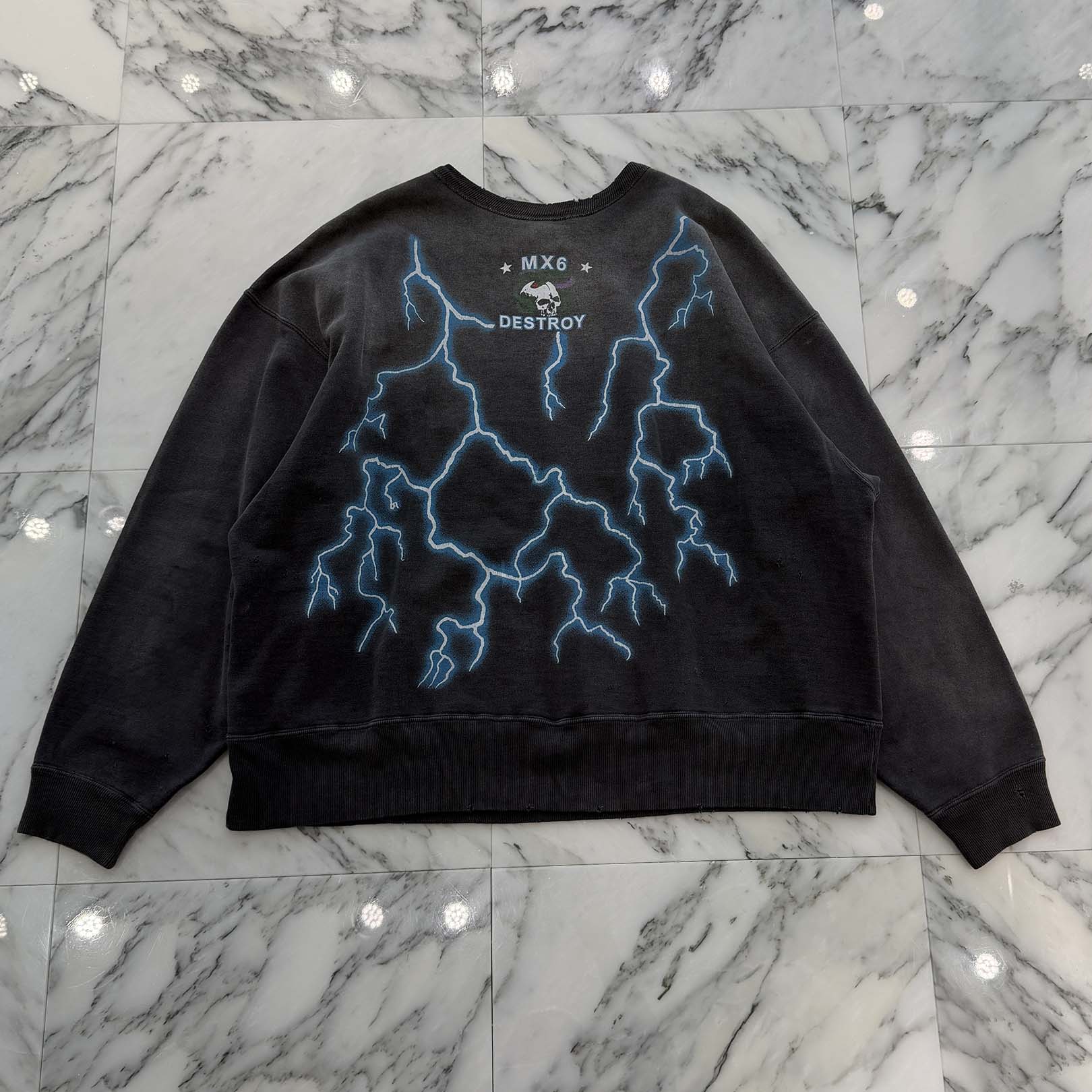 SAINT Mxxxxxx 2024AW MEDUSA Crewneck Sweat Shirt SM-YS1-0000-029 Size XL セントマイケル メデューサ クルーネック スウェットシャツ サイズXL