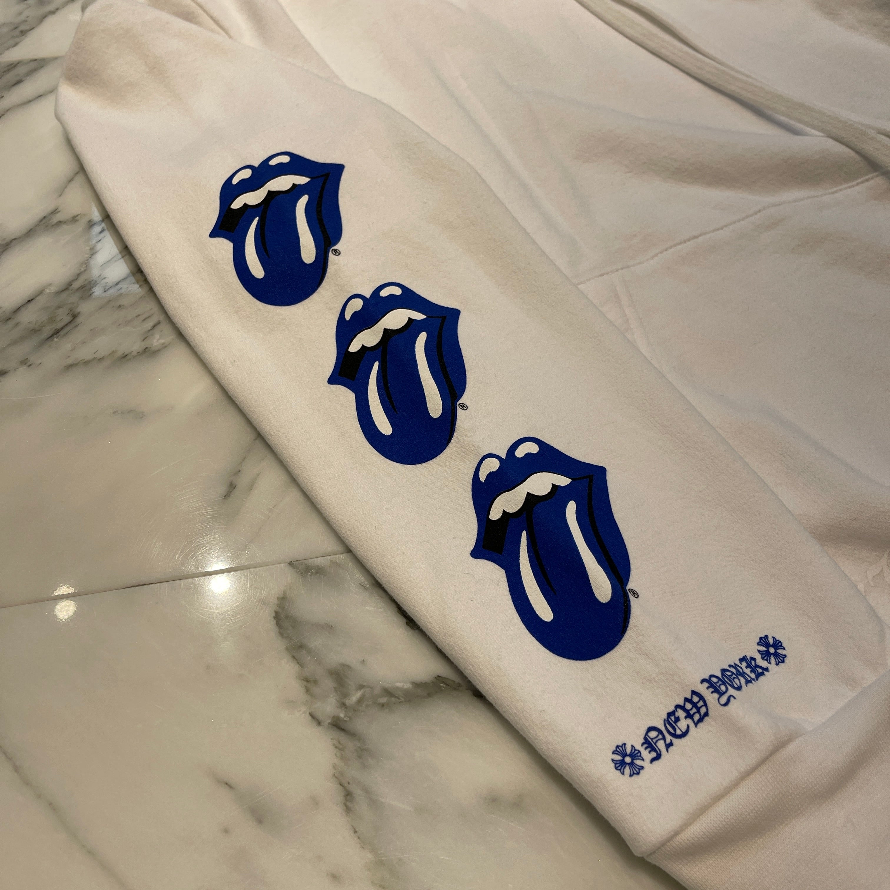 CHROME HEARTS × The Rolling Stones Las Vegas Limited Lip & Tongue Pullover Hoodie Size XL クロムハーツ × ローリングストーンズ ラスベガス限定 リップ&タン プルオーバーフーディー サイズXL