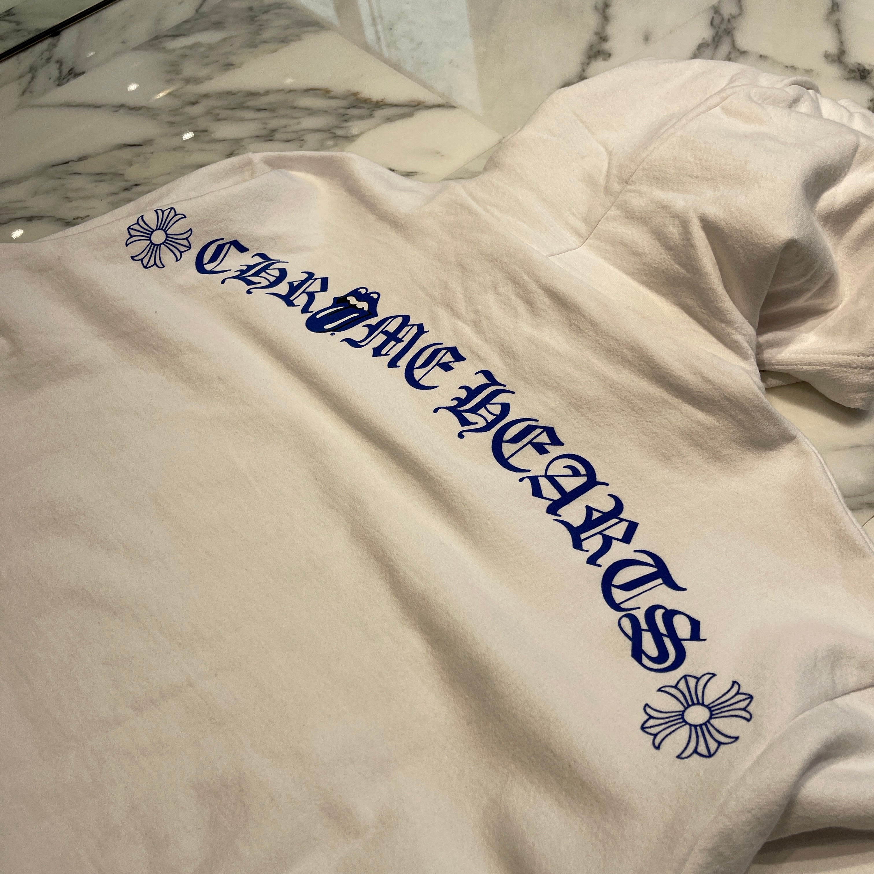 CHROME HEARTS × The Rolling Stones Las Vegas Limited Lip & Tongue Pullover Hoodie Size XL クロムハーツ × ローリングストーンズ ラスベガス限定 リップ&タン プルオーバーフーディー サイズXL