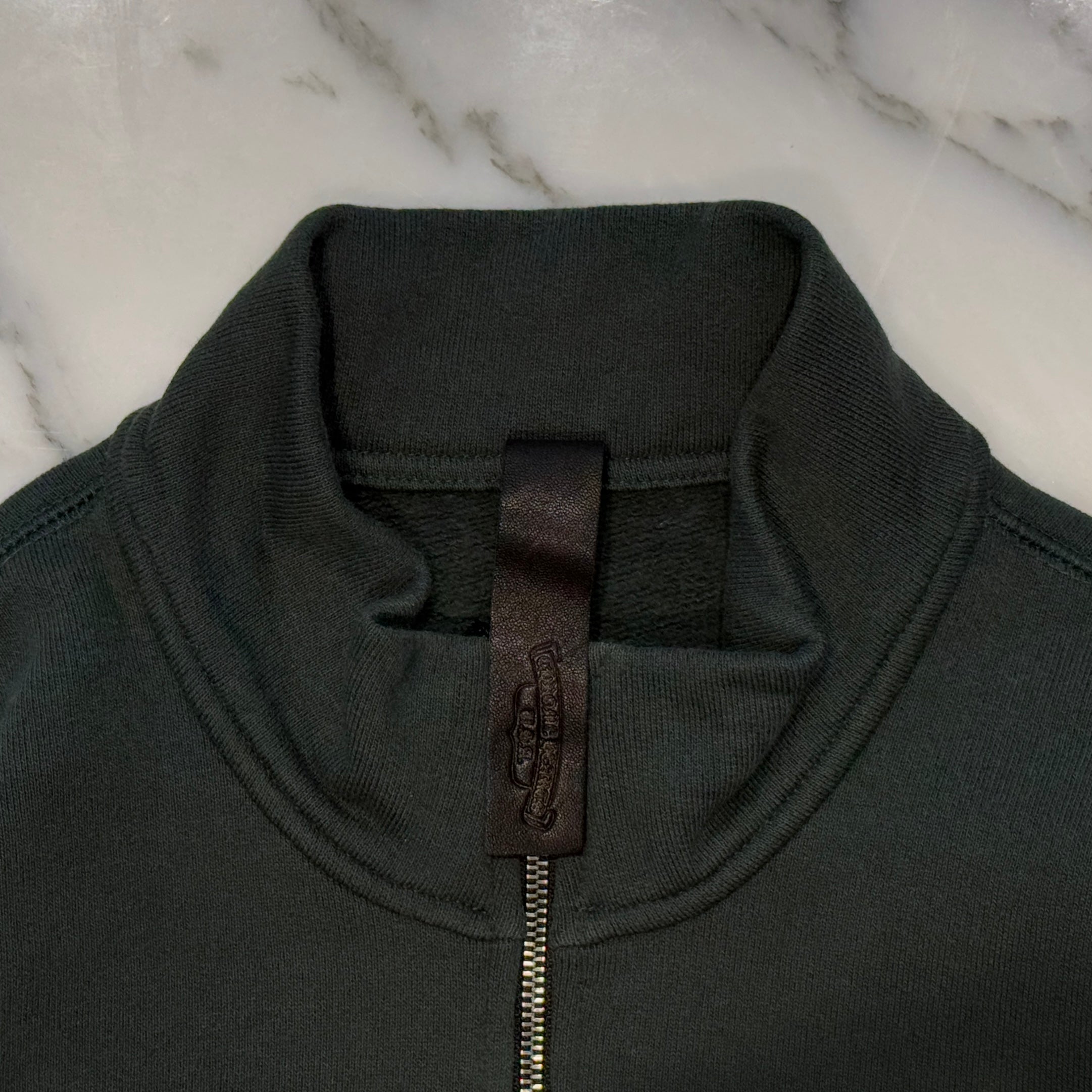 CHROME HEARTS Y NOT SLO RIDE Half Zip Sweat Shirt Size XL クロムハーツ ワイノット スローライド ハーフジップ スウェットシャツ サイズXL