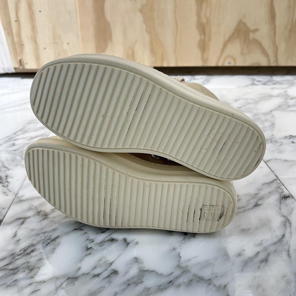 CHROME HEARTS × Rick Owens Ramones Suede Leather Sneakers Size 37 1/2 クロムハーツ × リックオーエンス ラモーンズ スエードレザースニーカー サイズ37 1/2