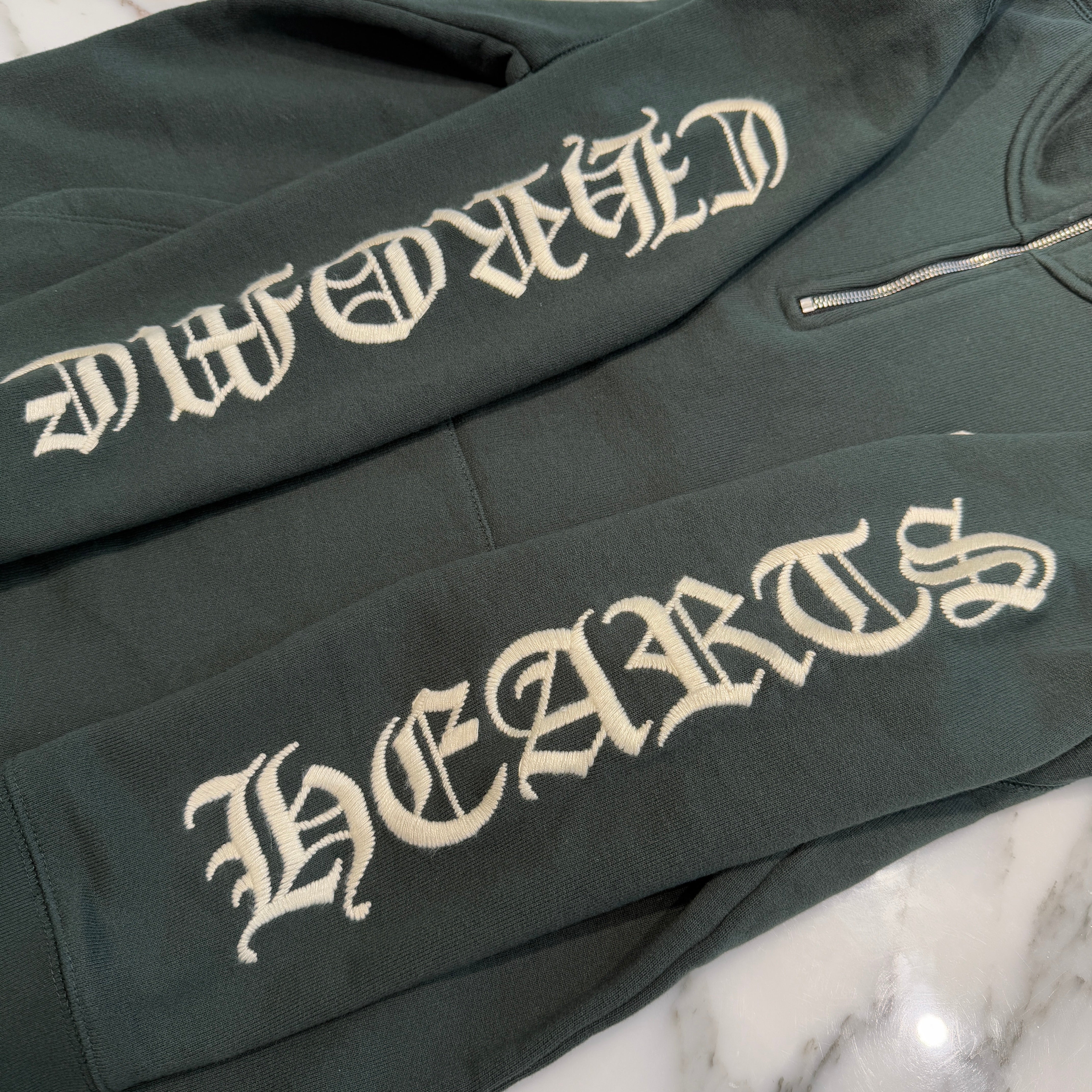 CHROME HEARTS Y NOT SLO RIDE Half Zip Sweat Shirt Size XL クロムハーツ ワイノット スローライド ハーフジップ スウェットシャツ サイズXL