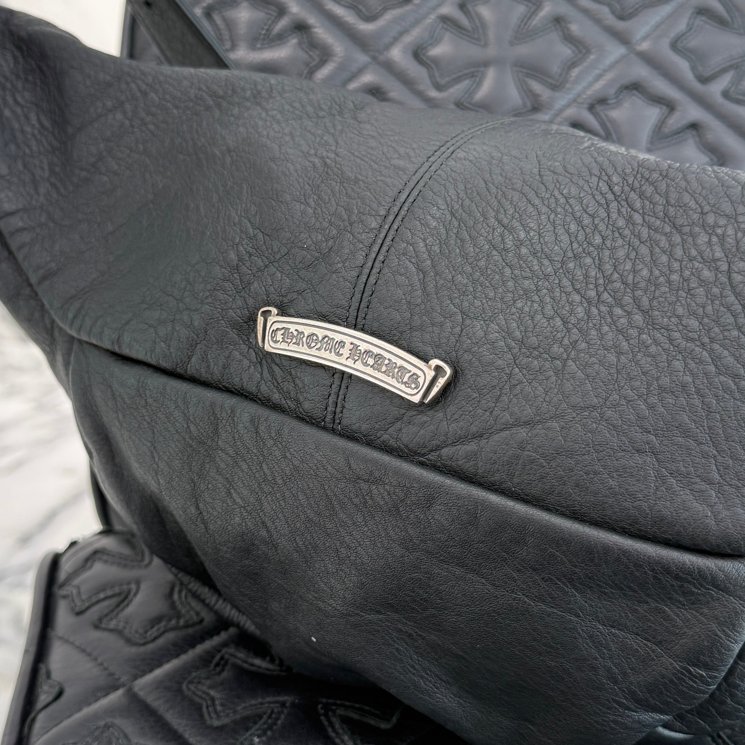 CHROME HEARTS SNAT PACK #1 Leather Waist Bag クロムハーツ スナットパック #1 レザー ウェストバッグ