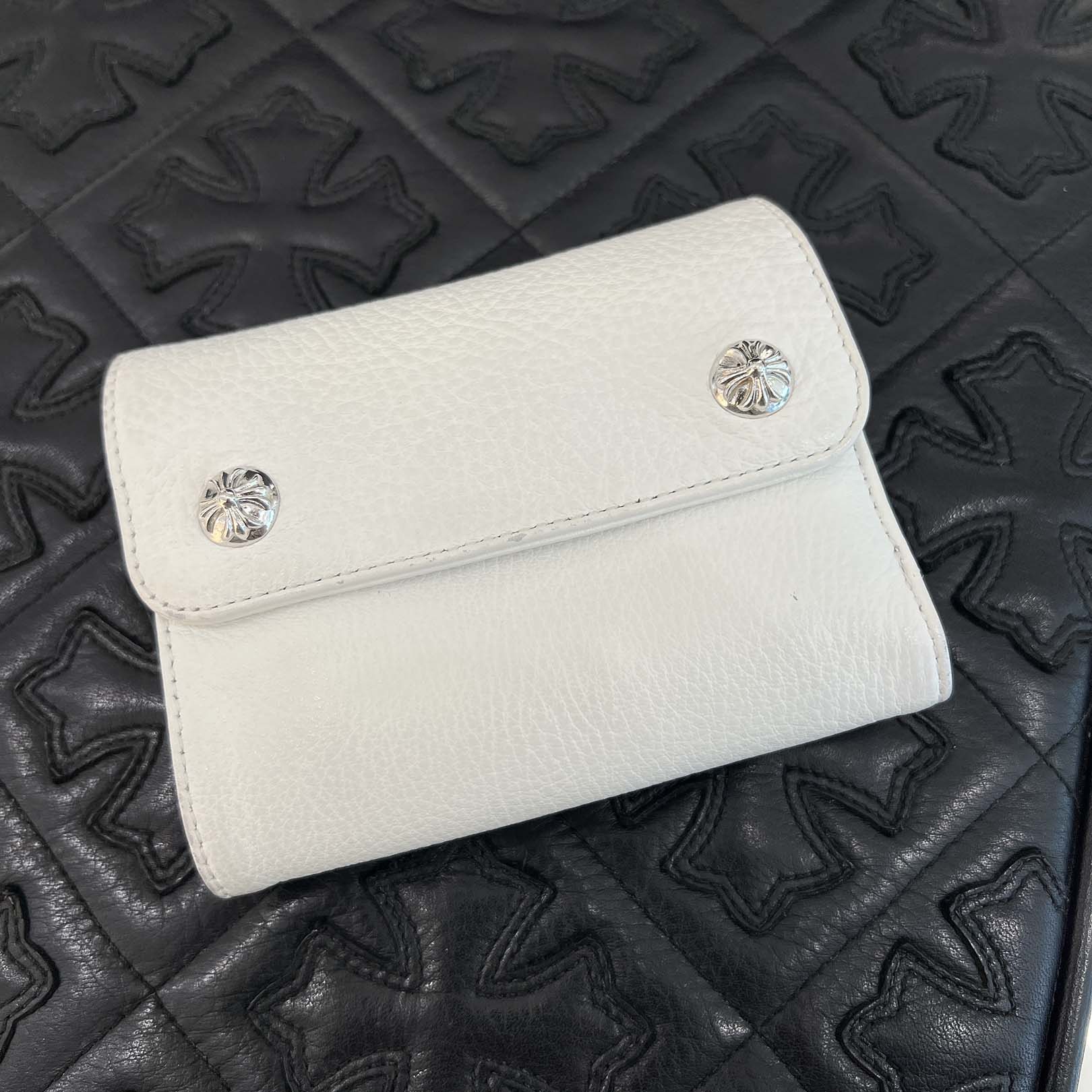 CHROME HEARTS Wave Mini Cross Ball Wallet クロムハーツ ウェイブミニ クロスボール ウォレット