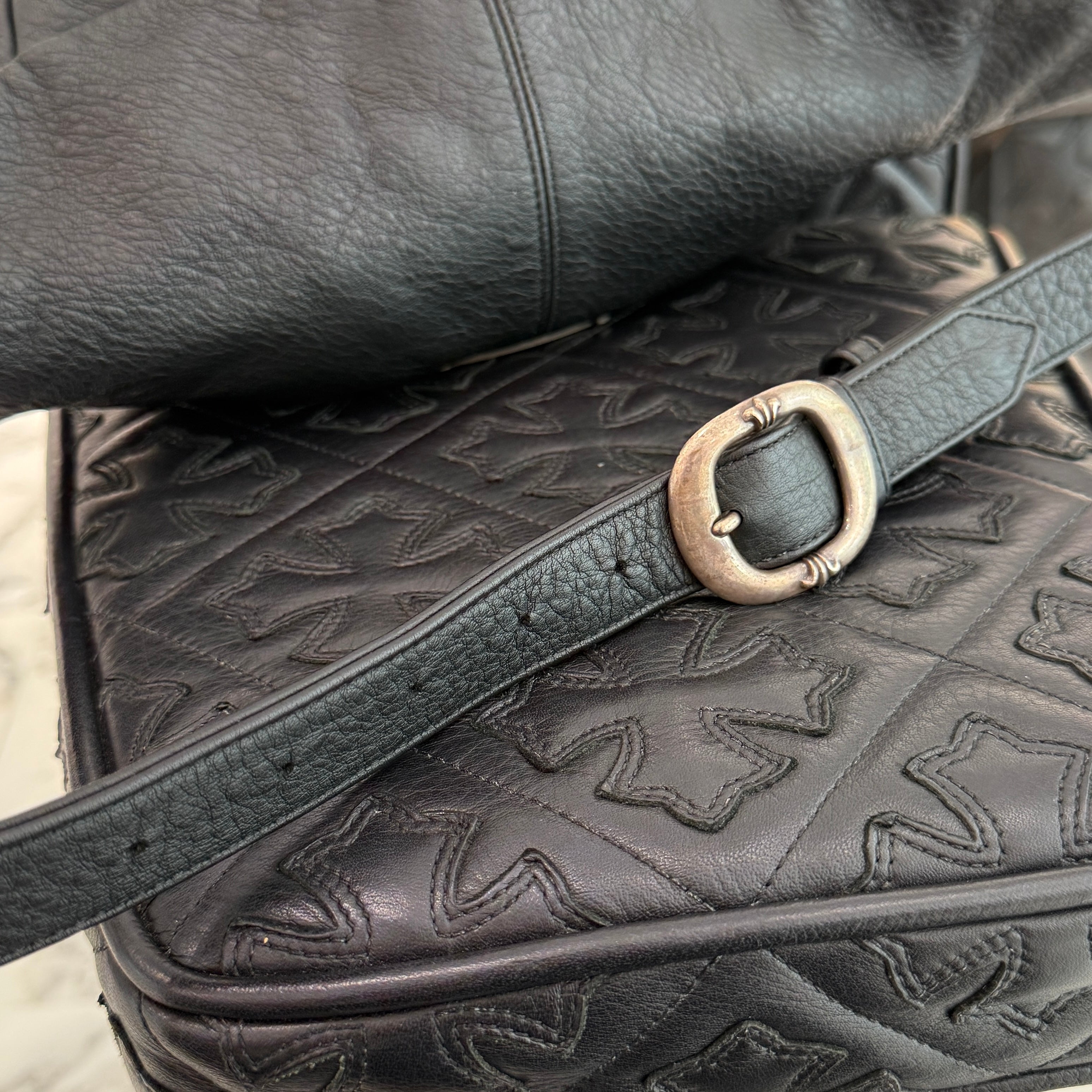 CHROME HEARTS SNAT PACK #1 Leather Waist Bag クロムハーツ スナットパック #1 レザー ウェストバッグ