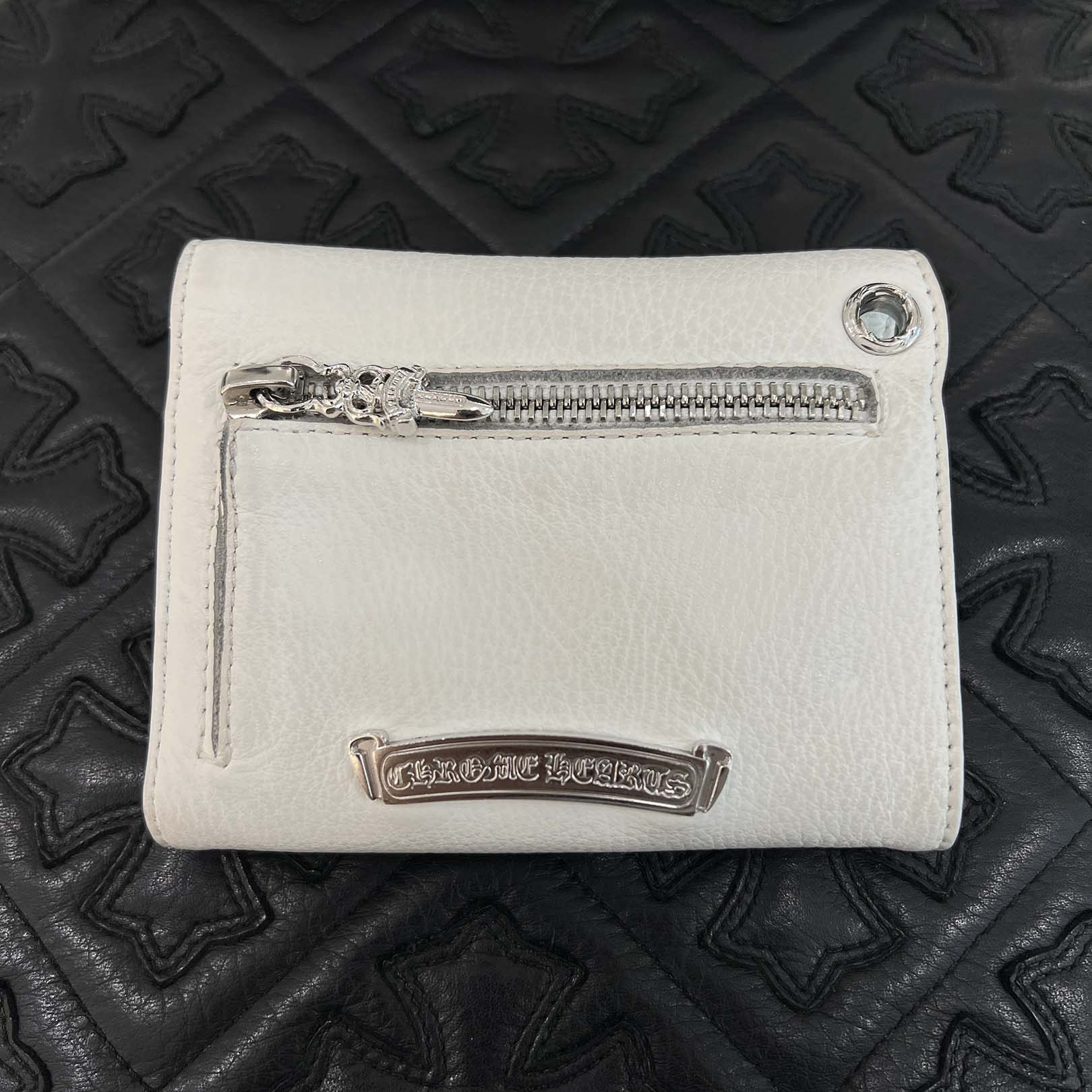 CHROME HEARTS Wave Mini Cross Ball Wallet クロムハーツ ウェイブミニ クロスボール ウォレット