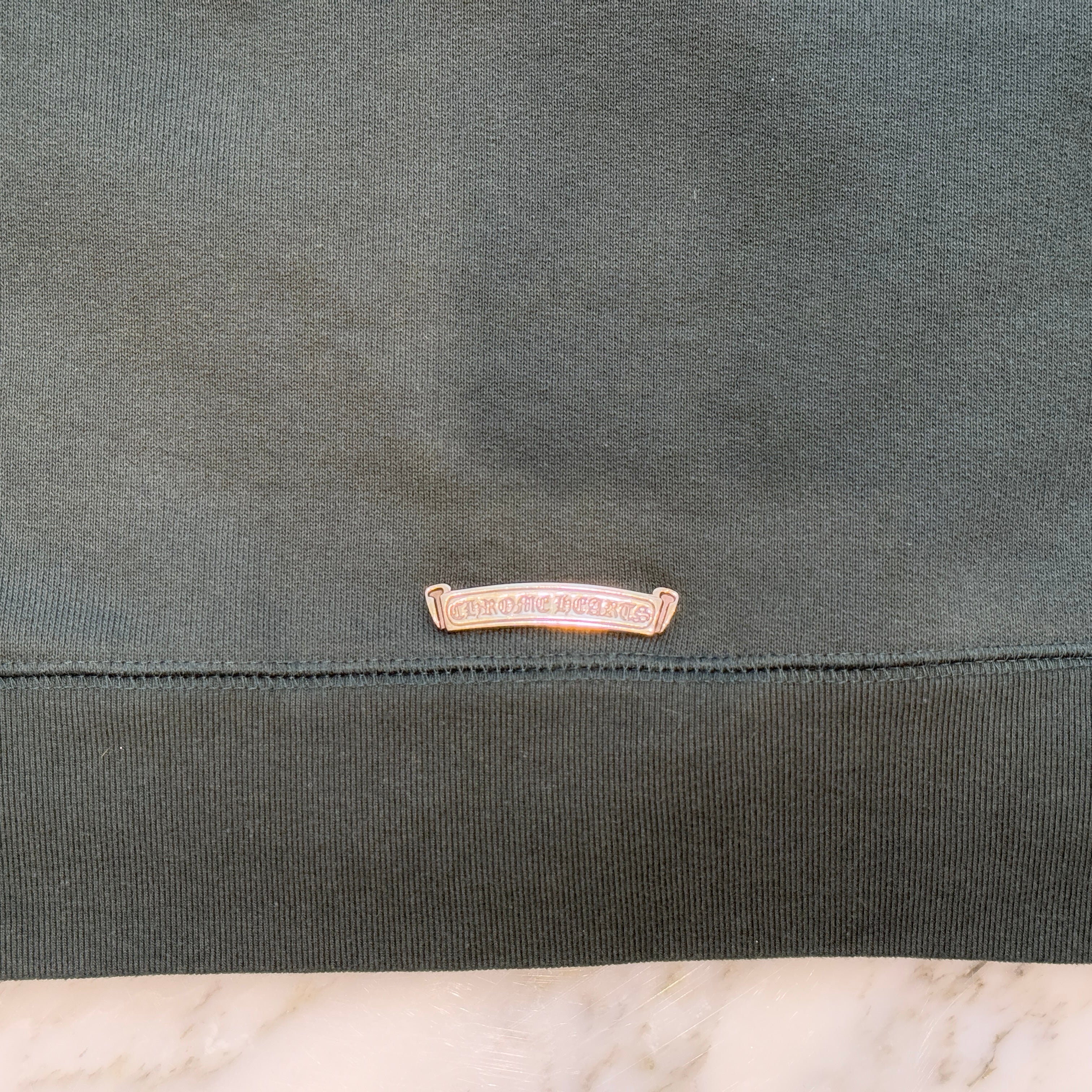 CHROME HEARTS Y NOT SLO RIDE Half Zip Sweat Shirt Size XL クロムハーツ ワイノット スローライド ハーフジップ スウェットシャツ サイズXL