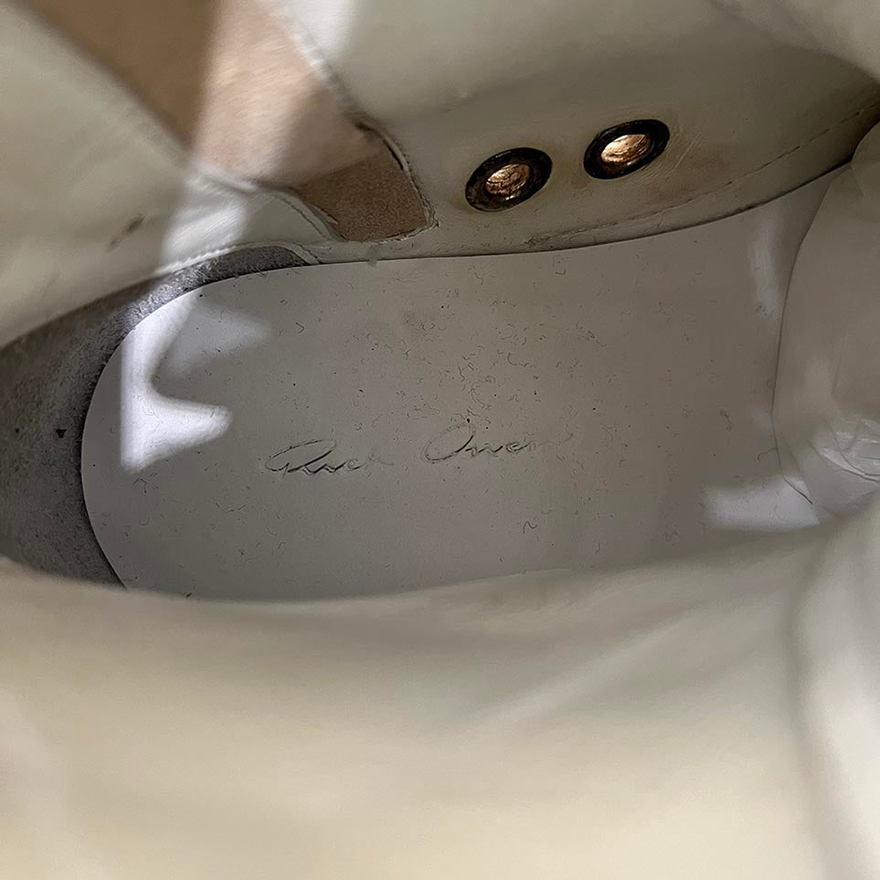 CHROME HEARTS × Rick Owens Ramones Suede Leather Sneakers Size 37 1/2 クロムハーツ × リックオーエンス ラモーンズ スエードレザースニーカー サイズ37 1/2