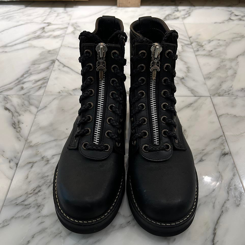 CHROME HEARTS × WESCO Custom JOBMASTER Leather Boots Size 9 1/2E (約27.5cm) クロムハーツ × ウェスコ カスタム ジョブマスター レザーブーツ サイズ9 1/2E (約27.5cm)