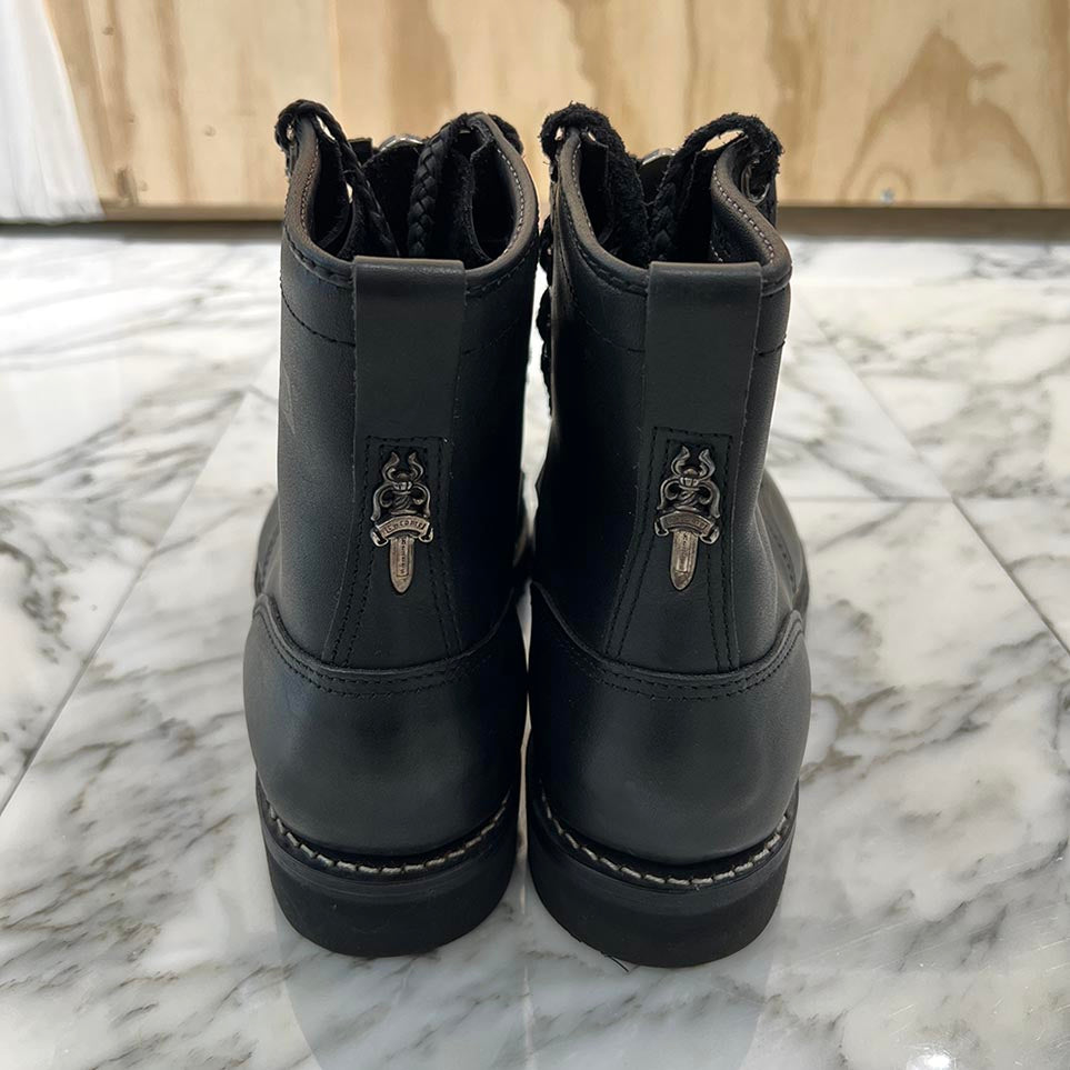 CHROME HEARTS × WESCO Custom JOBMASTER Leather Boots Size 9 1/2E (約27.5cm) クロムハーツ × ウェスコ カスタム ジョブマスター レザーブーツ サイズ9 1/2E (約27.5cm)