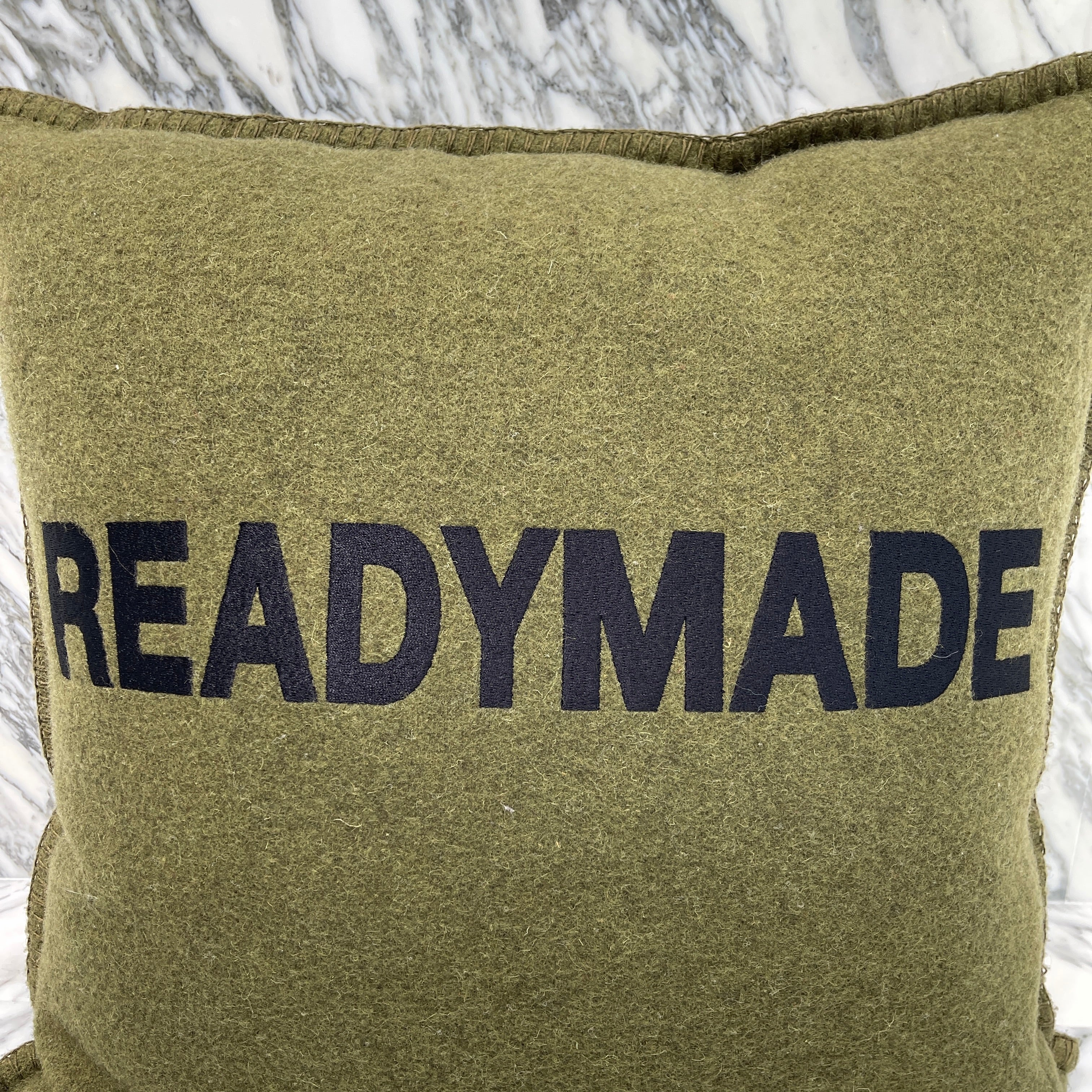 READYMADE Vintage Army Blanket Cushion RE-WO-OR-00-00-81 レディメイド ヴィンテージ アーミーブランケット クッション