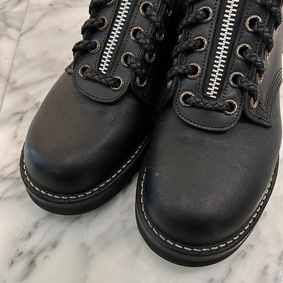 CHROME HEARTS × WESCO Custom JOBMASTER Leather Boots Size 9 1/2E (約27.5cm) クロムハーツ × ウェスコ カスタム ジョブマスター レザーブーツ サイズ9 1/2E (約27.5cm)