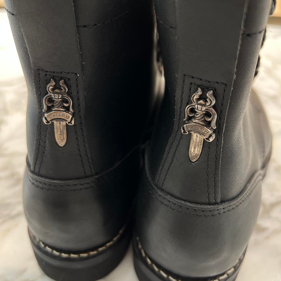 CHROME HEARTS × WESCO Custom JOBMASTER Leather Boots Size 9 1/2E (約27.5cm) クロムハーツ × ウェスコ カスタム ジョブマスター レザーブーツ サイズ9 1/2E (約27.5cm)