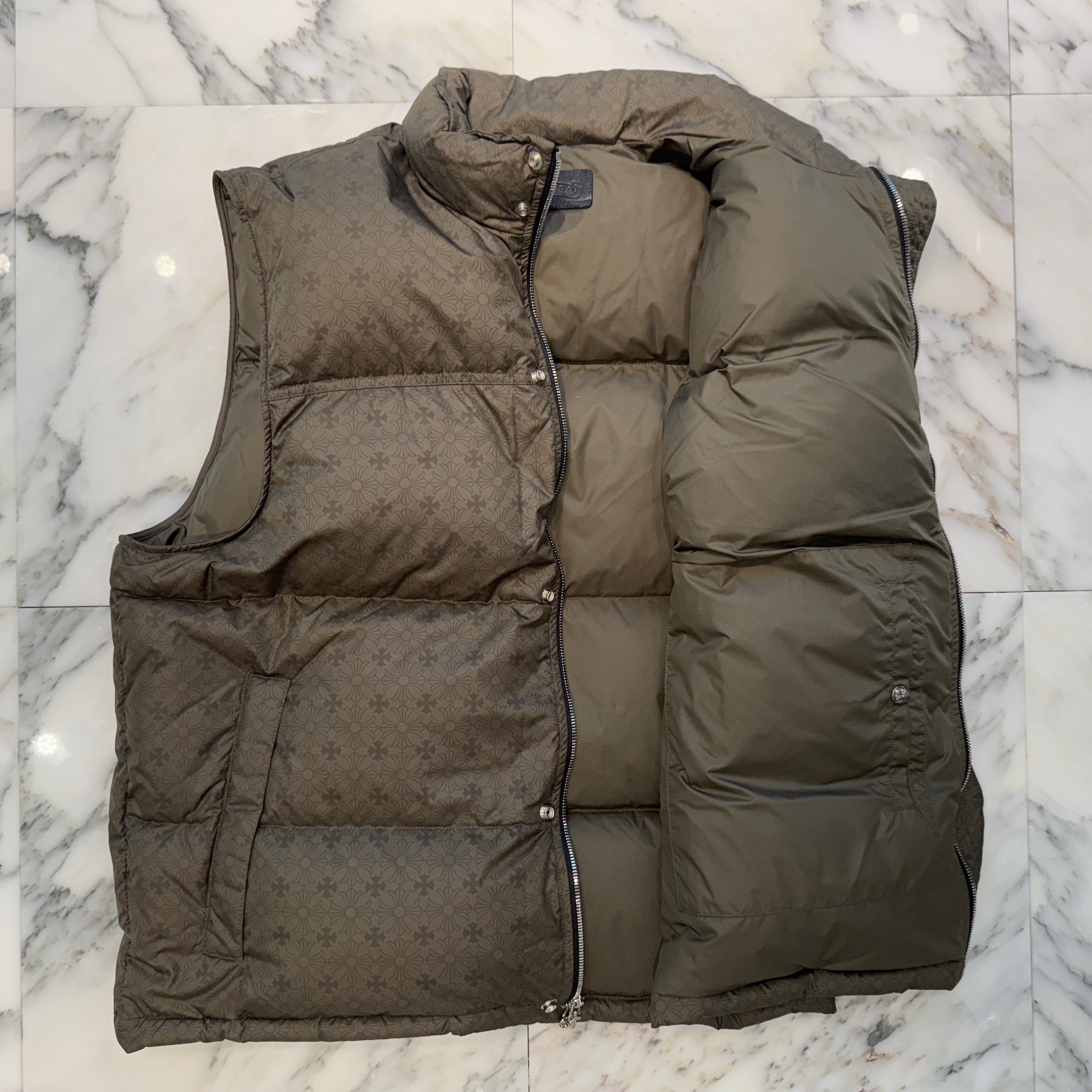CHROME HEARTS CH Plus Stiff Down Vest Size XL クロムハーツ CHプラススティッフダウンベスト サイズXL