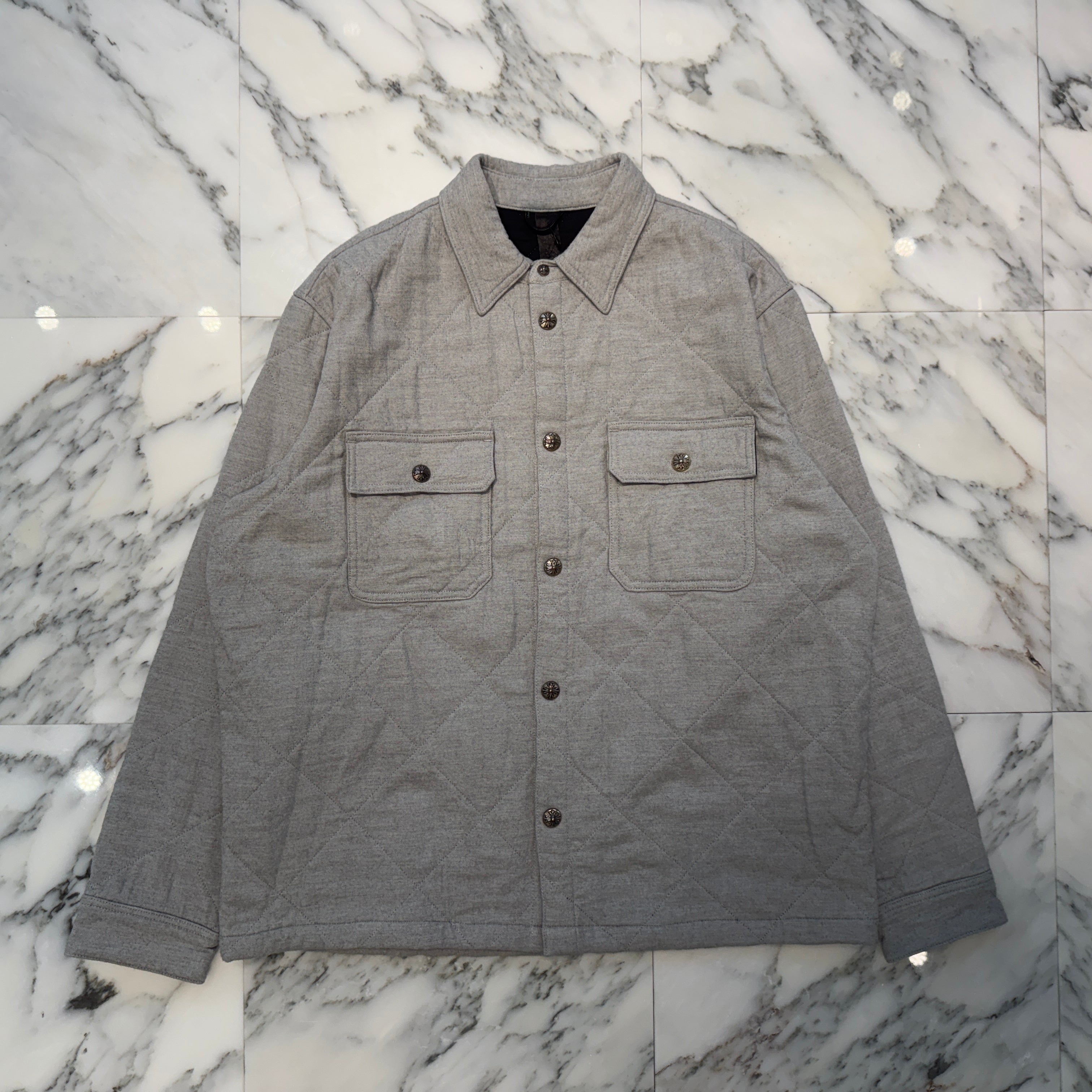 CHROME HEARTS WORK DOG FBRC Shirt Jacket Size XL クロムハーツ ワークドッグ ファブリックシャツジャケット サイズXL