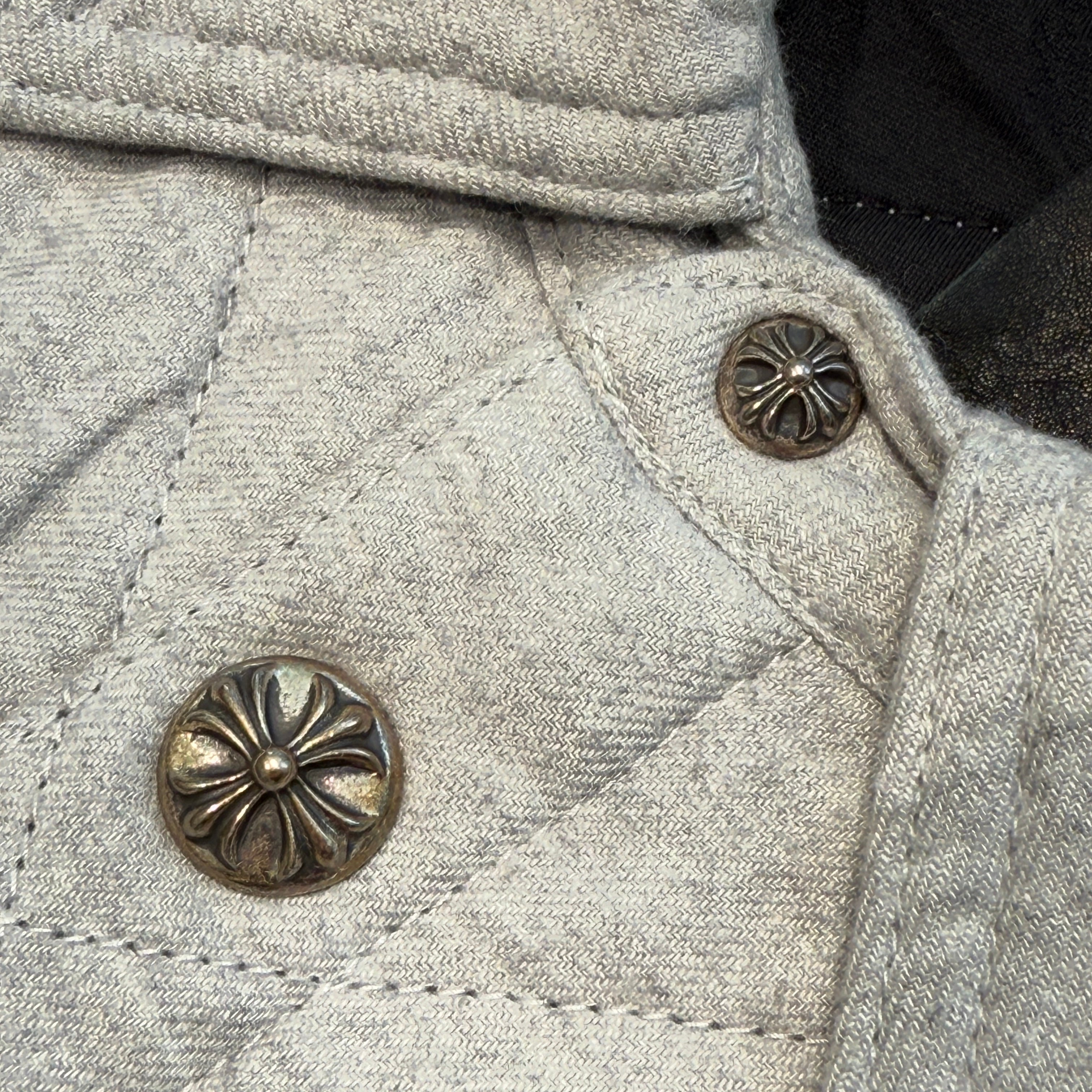 CHROME HEARTS WORK DOG FBRC Shirt Jacket Size XL クロムハーツ ワークドッグ ファブリックシャツジャケット サイズXL