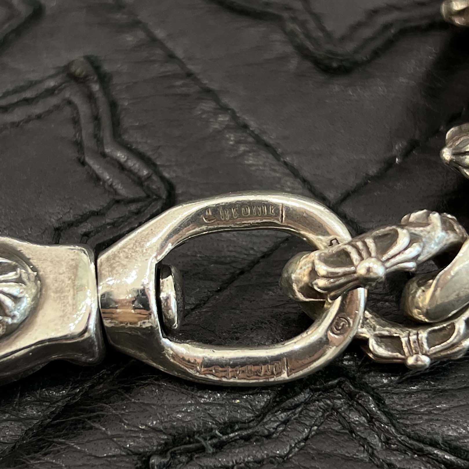 CHROME HEARTS Fancy Cross Wallet Chain Short 2 Clip クロムハーツ ファンシークロス ウォレットチェーン ショート 2クリップ シルバー925