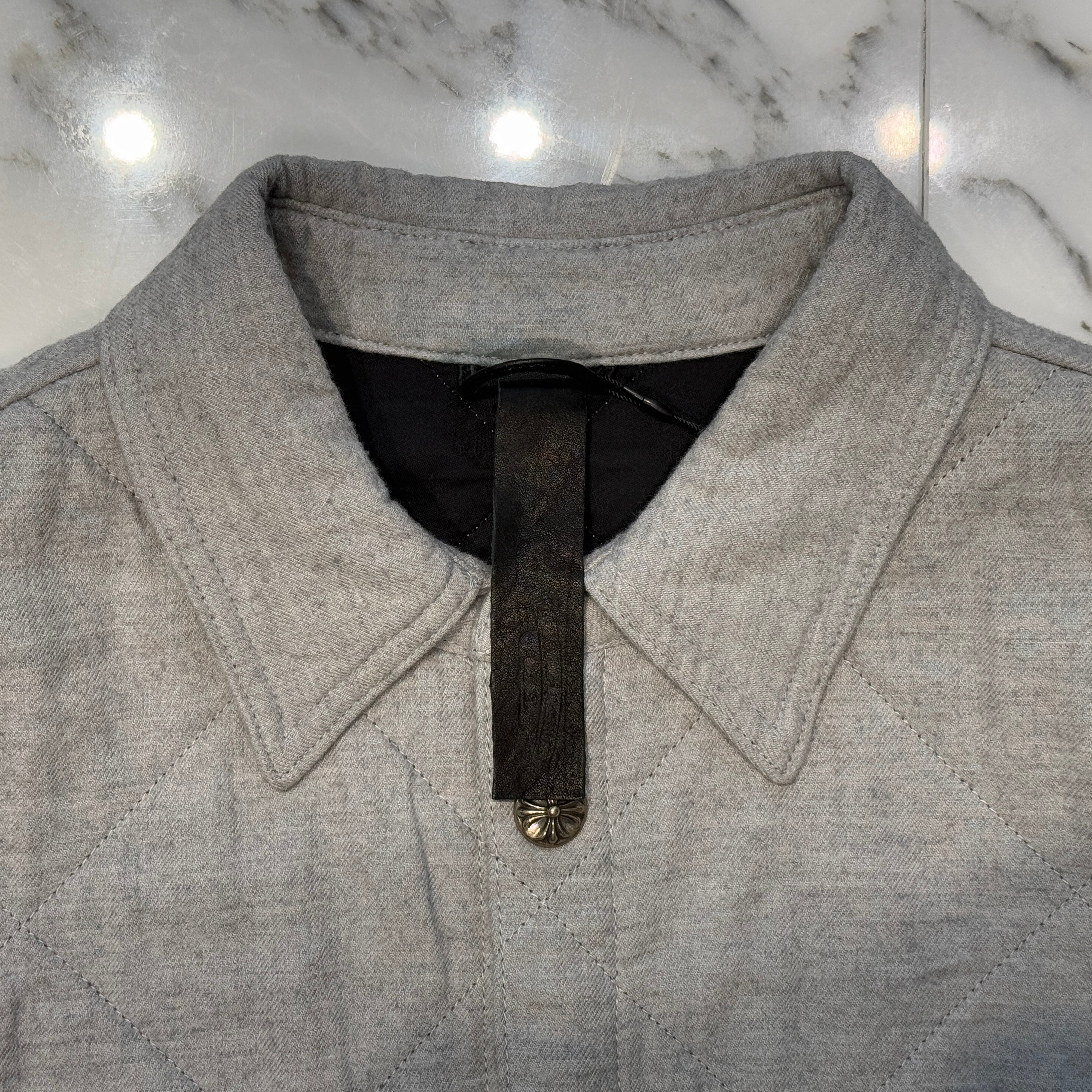 CHROME HEARTS WORK DOG FBRC Shirt Jacket Size XL クロムハーツ ワークドッグ ファブリックシャツジャケット サイズXL