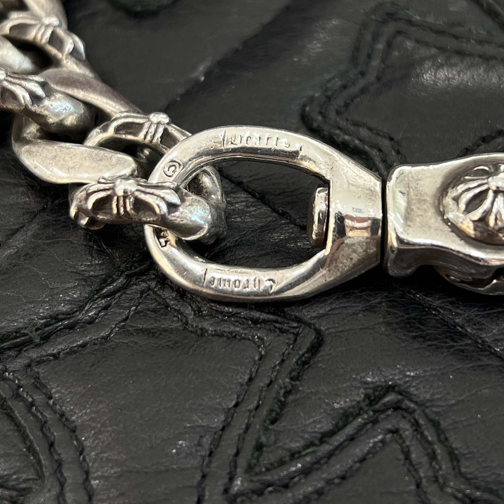 CHROME HEARTS Fancy Cross Wallet Chain Short 2 Clip クロムハーツ ファンシークロス ウォレットチェーン ショート 2クリップ シルバー925