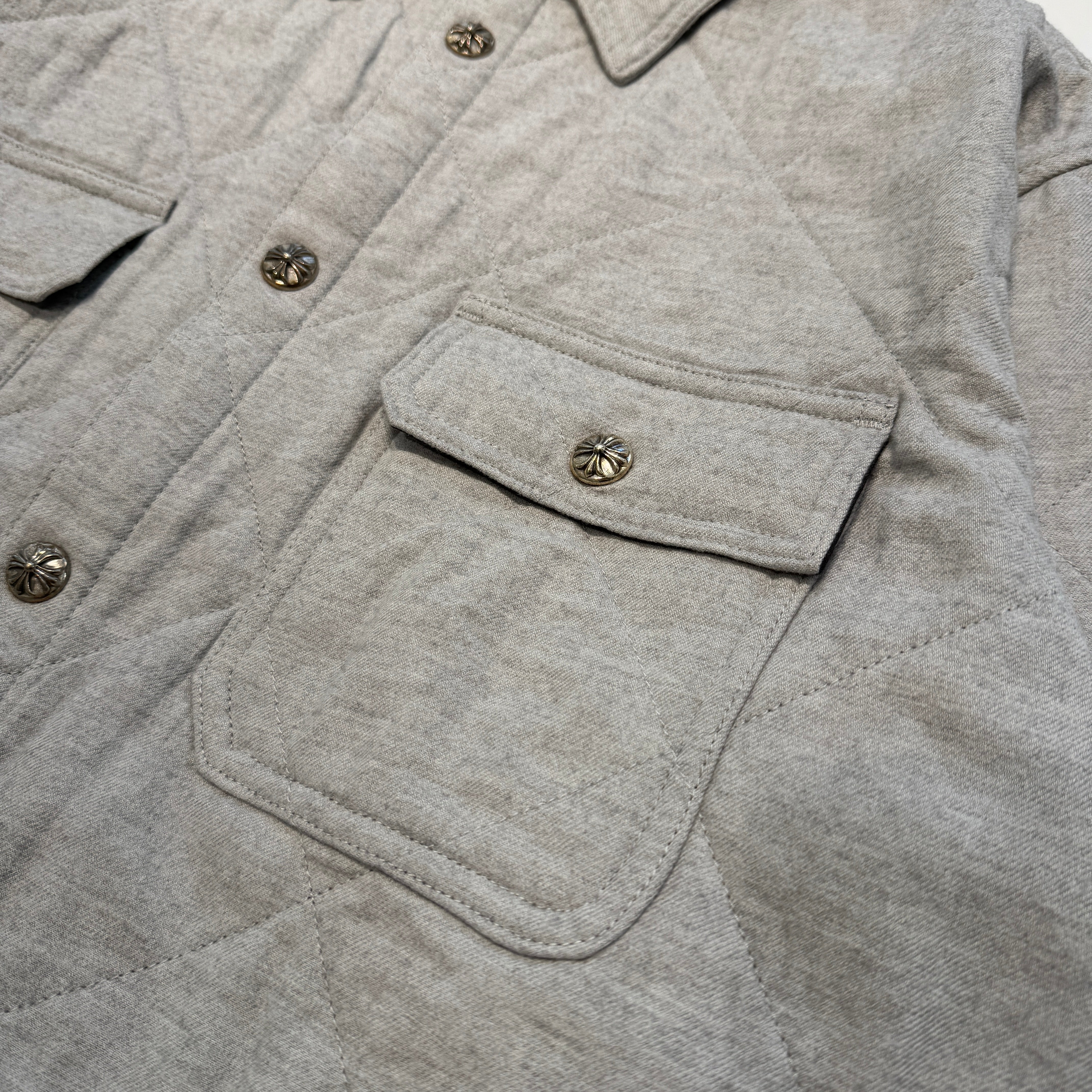 CHROME HEARTS WORK DOG FBRC Shirt Jacket Size XL クロムハーツ ワークドッグ ファブリックシャツジャケット サイズXL