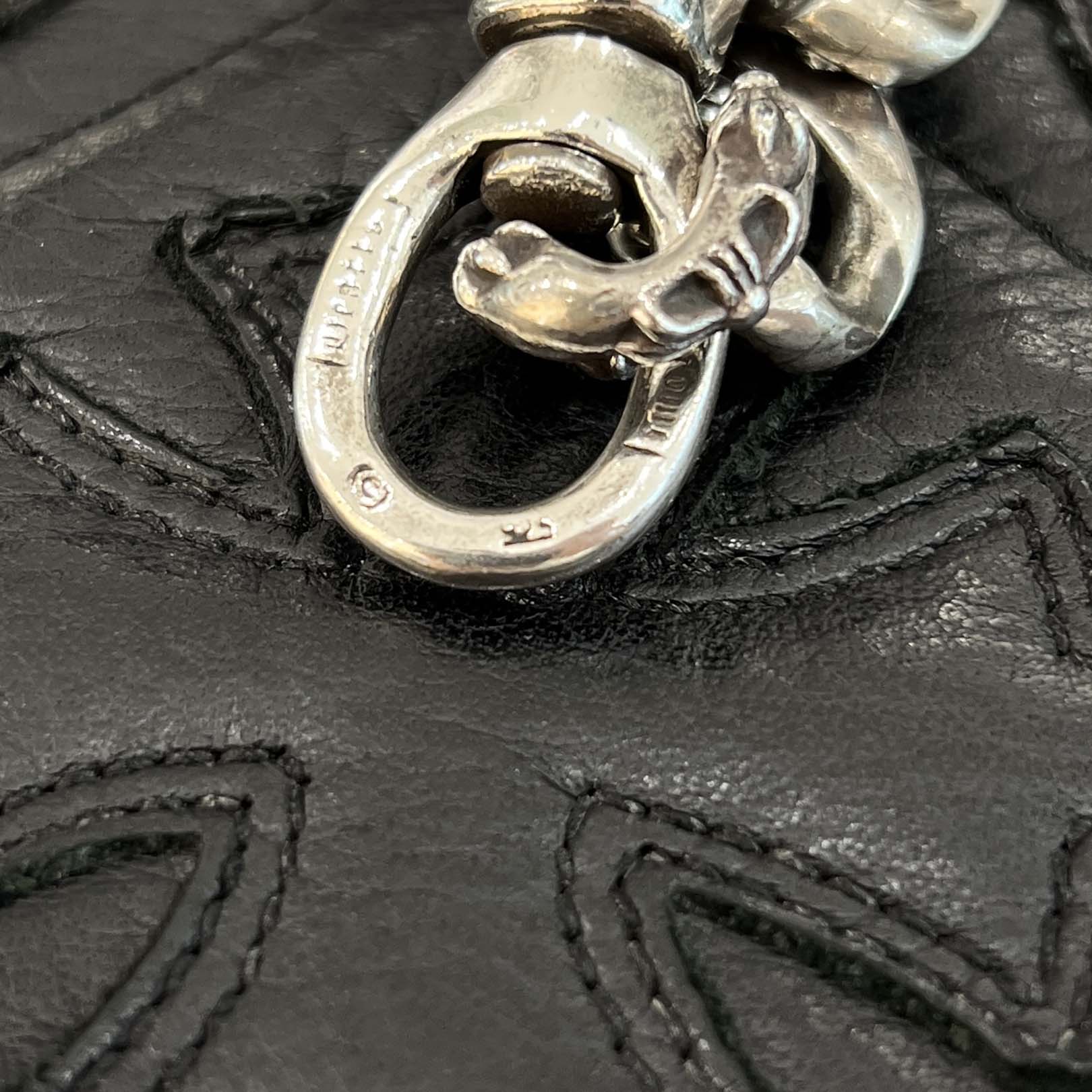 CHROME HEARTS Fancy Cross Wallet Chain Short 2 Clip クロムハーツ ファンシークロス ウォレットチェーン ショート 2クリップ シルバー925