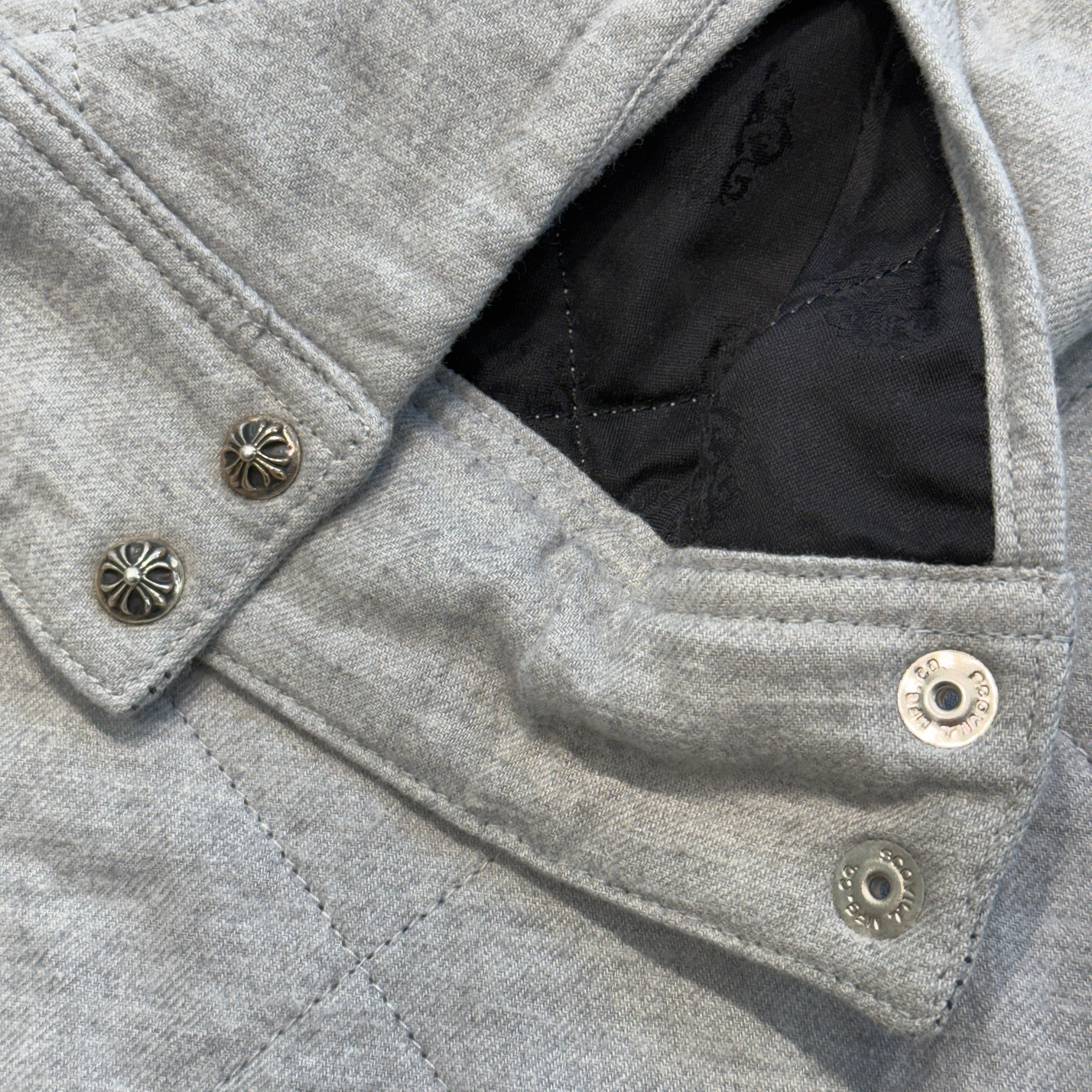 CHROME HEARTS WORK DOG FBRC Shirt Jacket Size XL クロムハーツ ワークドッグ ファブリックシャツジャケット サイズXL