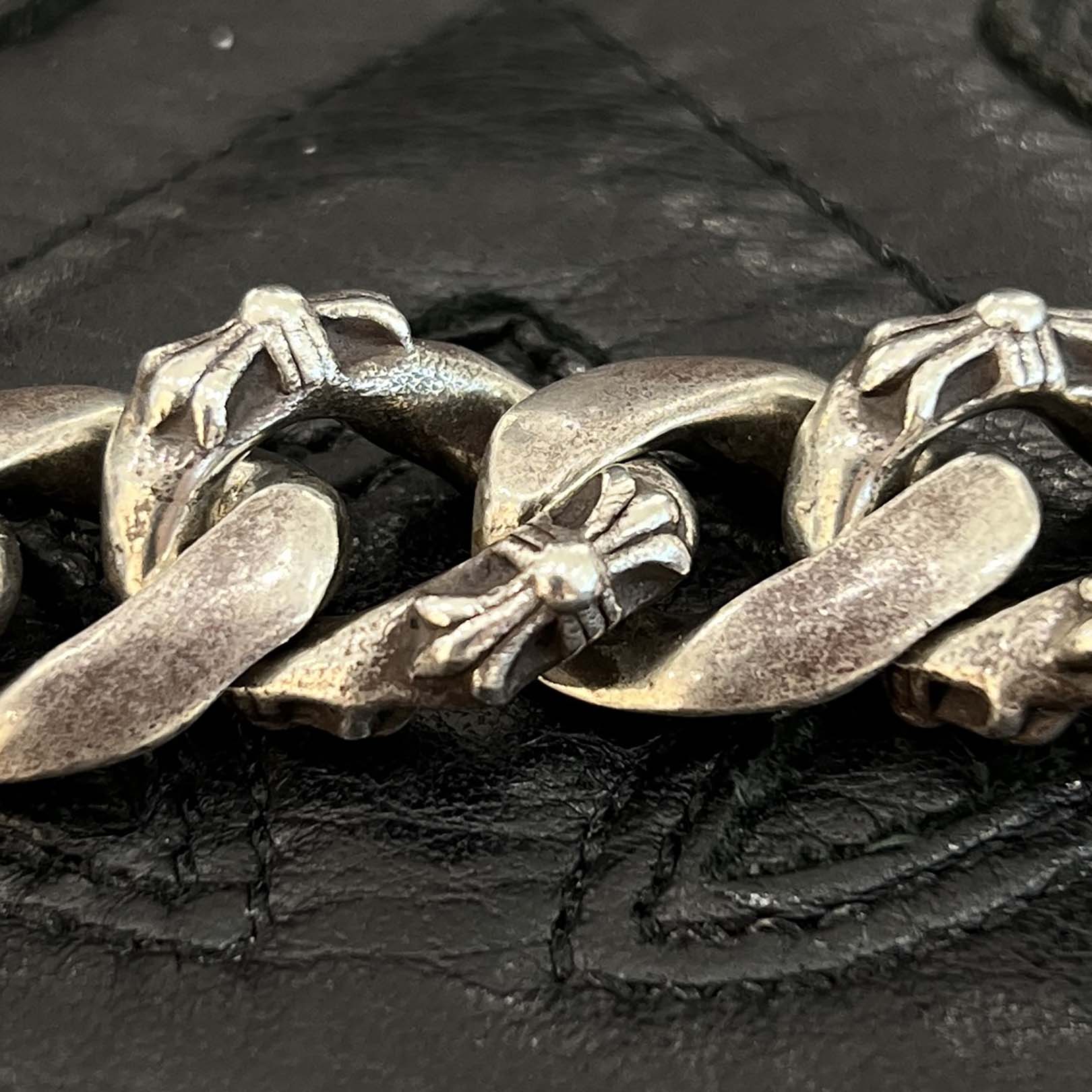 CHROME HEARTS Fancy Cross Wallet Chain Short 2 Clip クロムハーツ ファンシークロス ウォレットチェーン ショート 2クリップ シルバー925