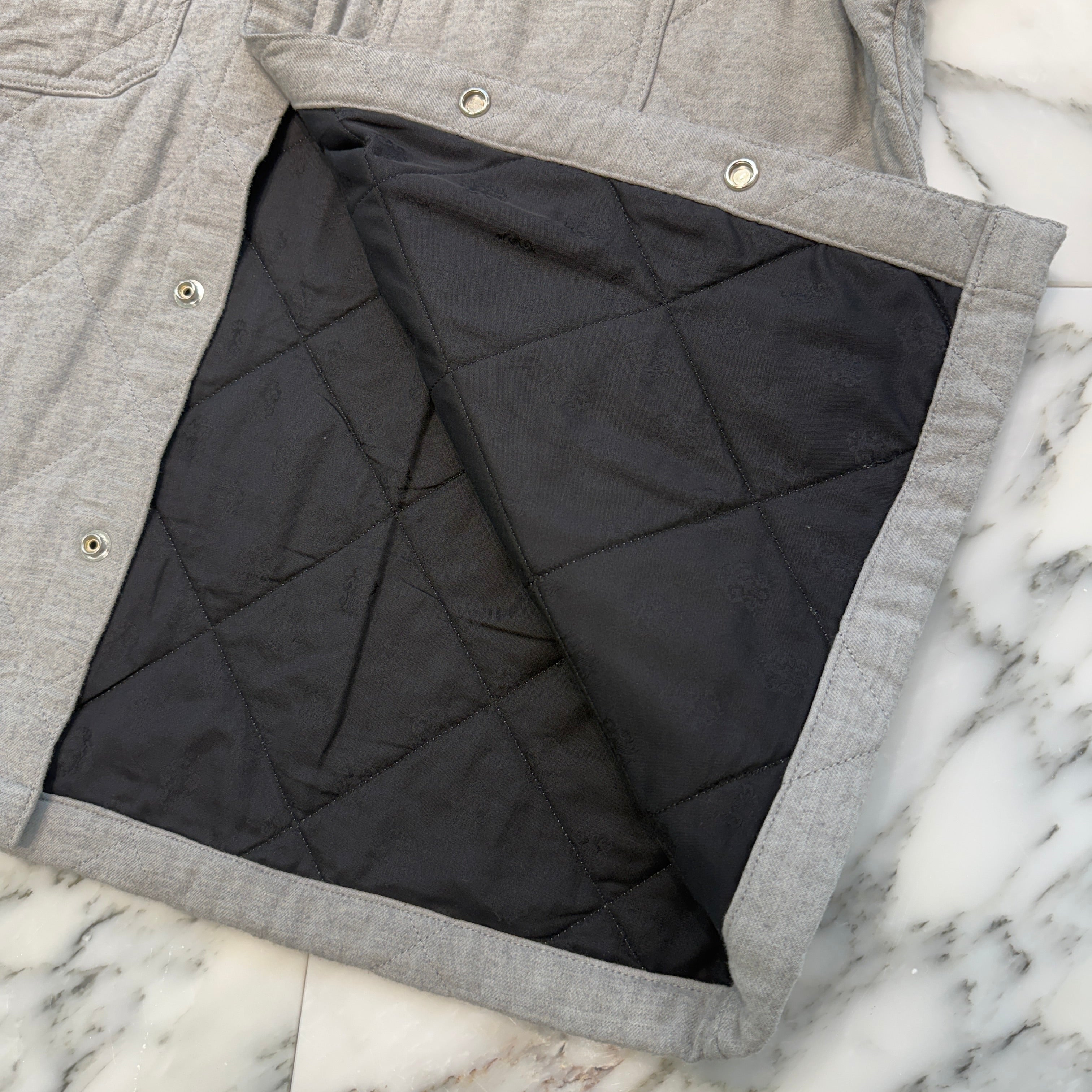 CHROME HEARTS WORK DOG FBRC Shirt Jacket Size XL クロムハーツ ワークドッグ ファブリックシャツジャケット サイズXL