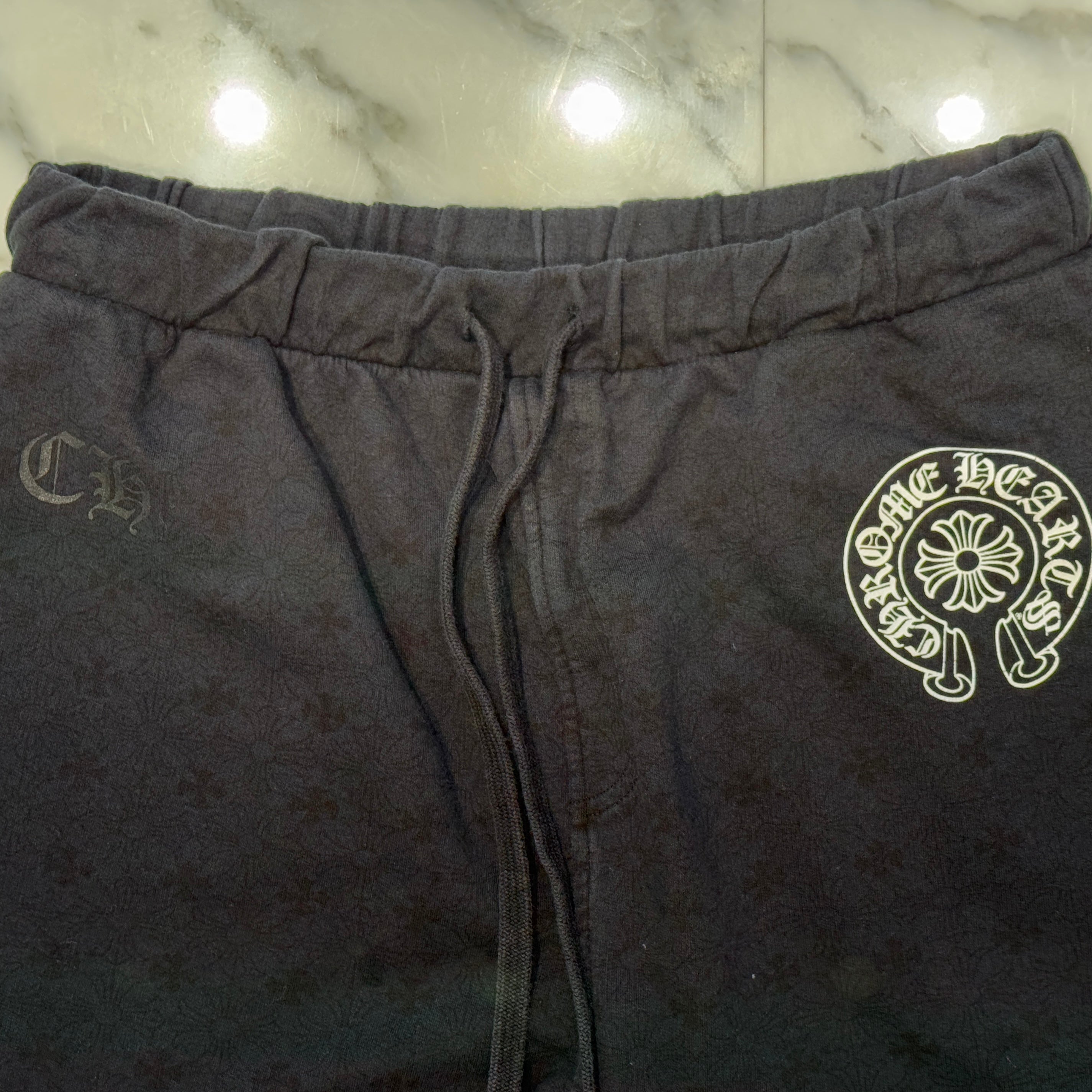 CHROME HEARTS CH Plus Side Logo Sweat Long Pants クロムハーツ CHプラス総柄 サイドロゴ スウェットロングパンツ サイズXL