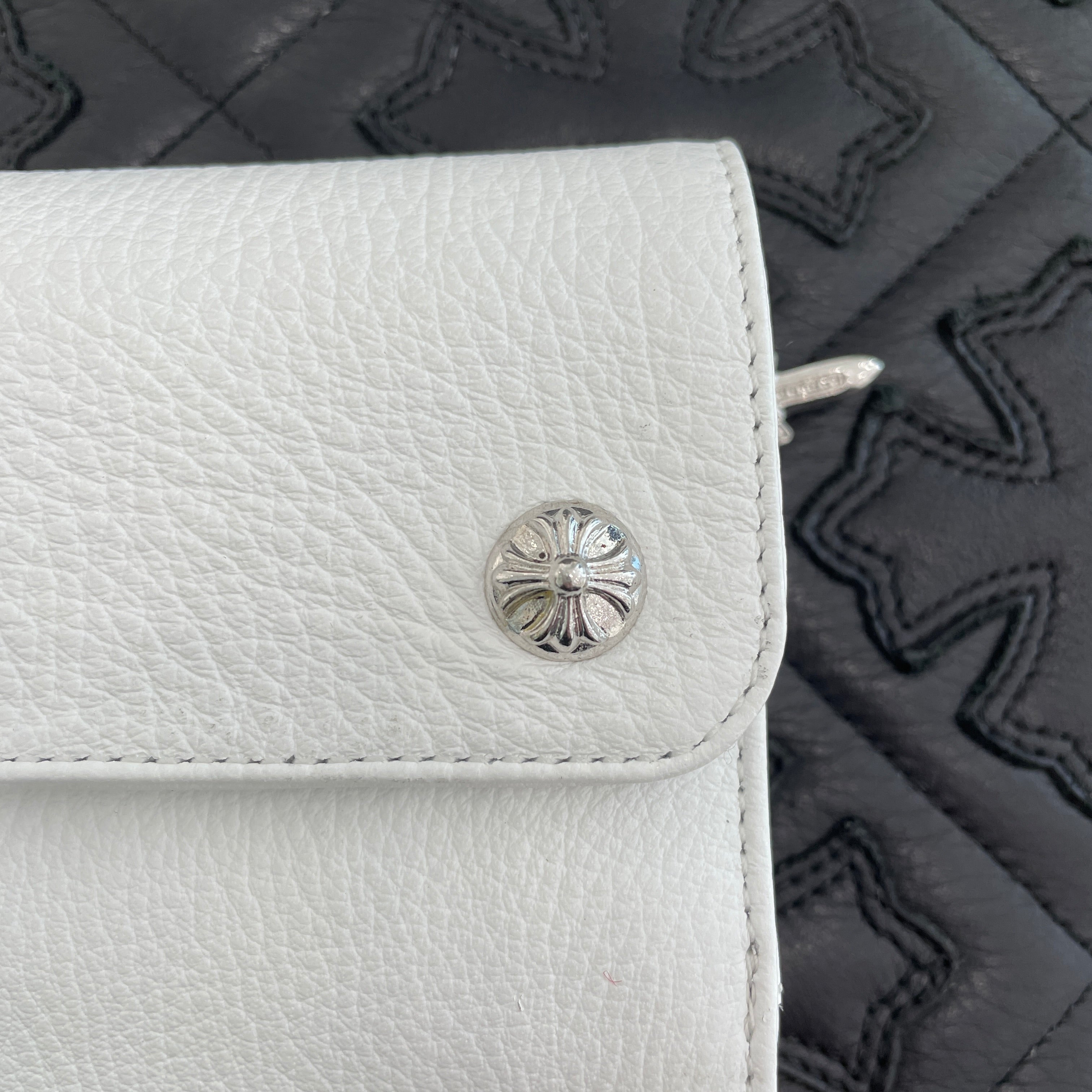 CHROME HEARTS Wave Mini Cross Ball Wallet クロムハーツ ウェイブミニ クロスボール ウォレット