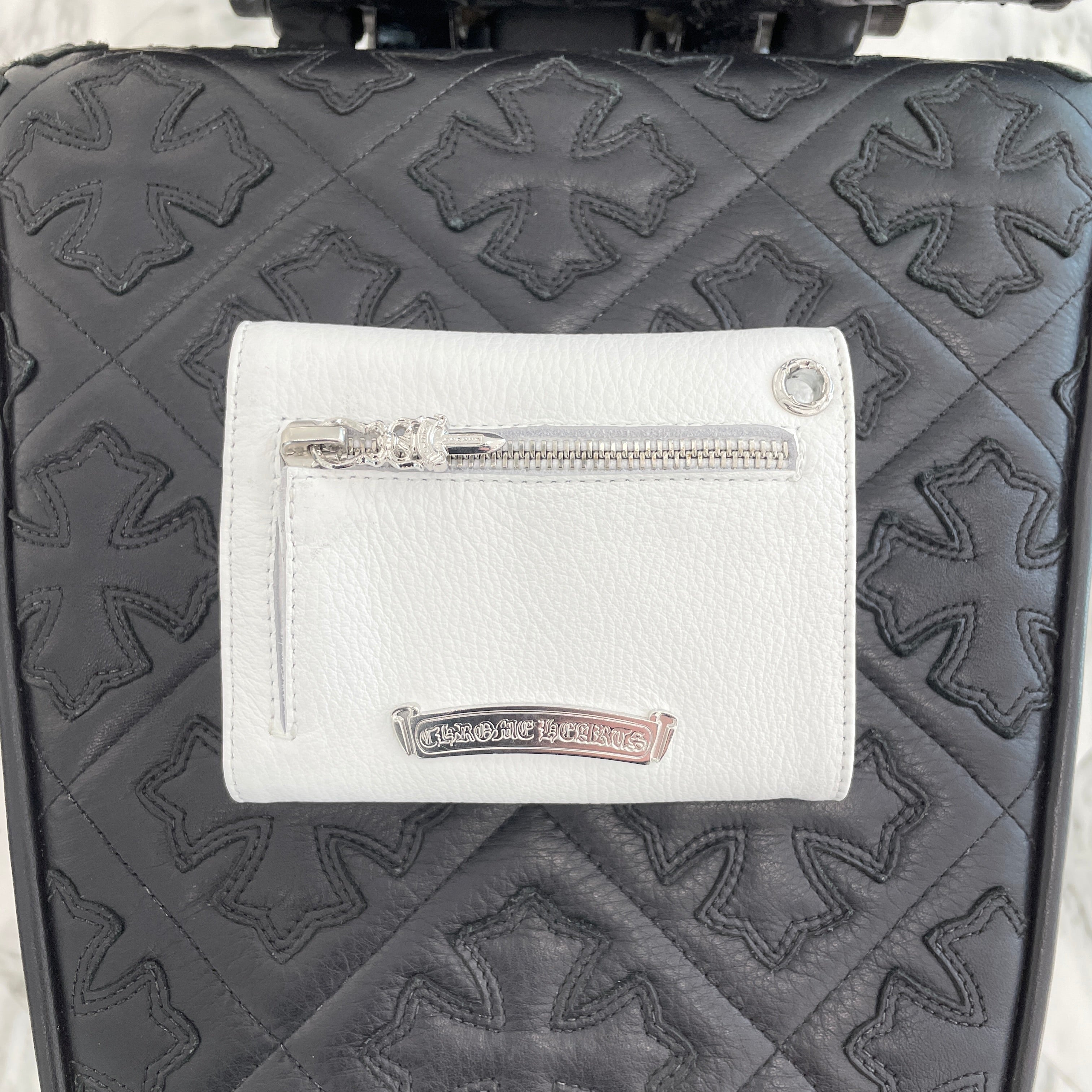 CHROME HEARTS Wave Mini Cross Ball Wallet クロムハーツ ウェイブミニ クロスボール ウォレット