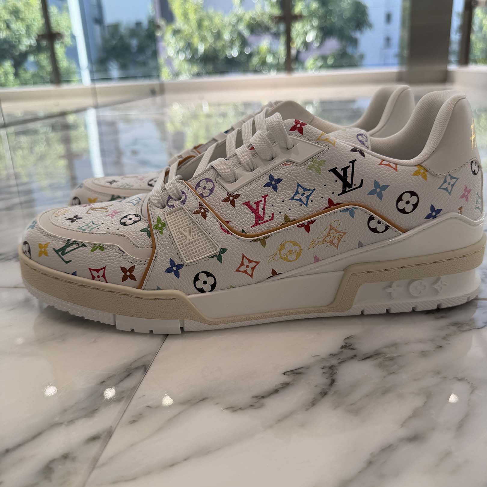 LOUIS VUITTON × Takashi Murakami Monogram LV x TM Trainer Sneakers Size 8 1/2（約27cm程度） ルイヴィトン×村上隆 モノグラム LV × TM トレイナー スニーカー サイズ8 1/2（約27cm程度）