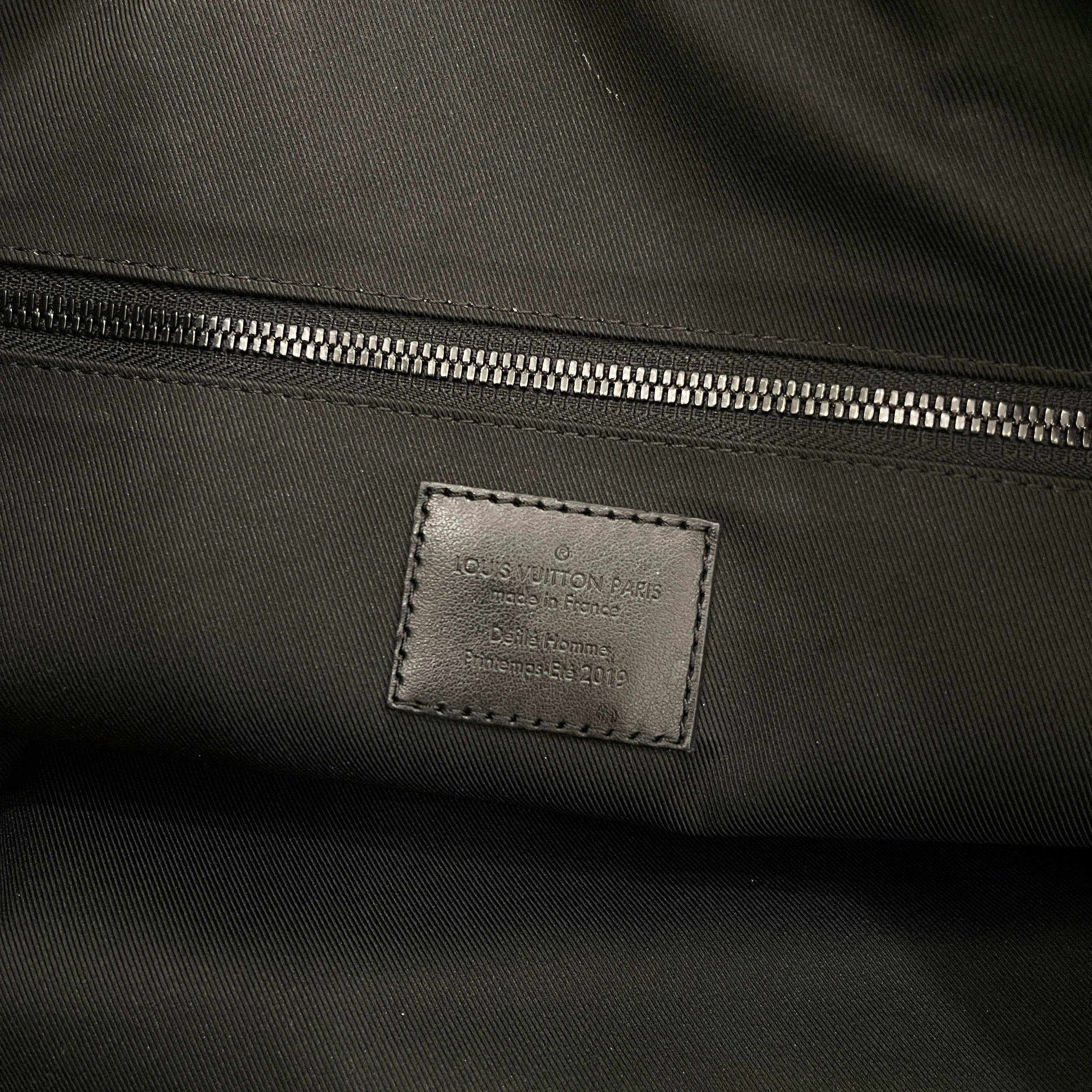 LOUIS VUITTON 2019SS Keepall Bandouliere Monogram Bag 50 by Virgil Abloh M44471 ルイヴィトン キーポル バンドリエール モノグラムバッグ 50 バイ バージルアブロー