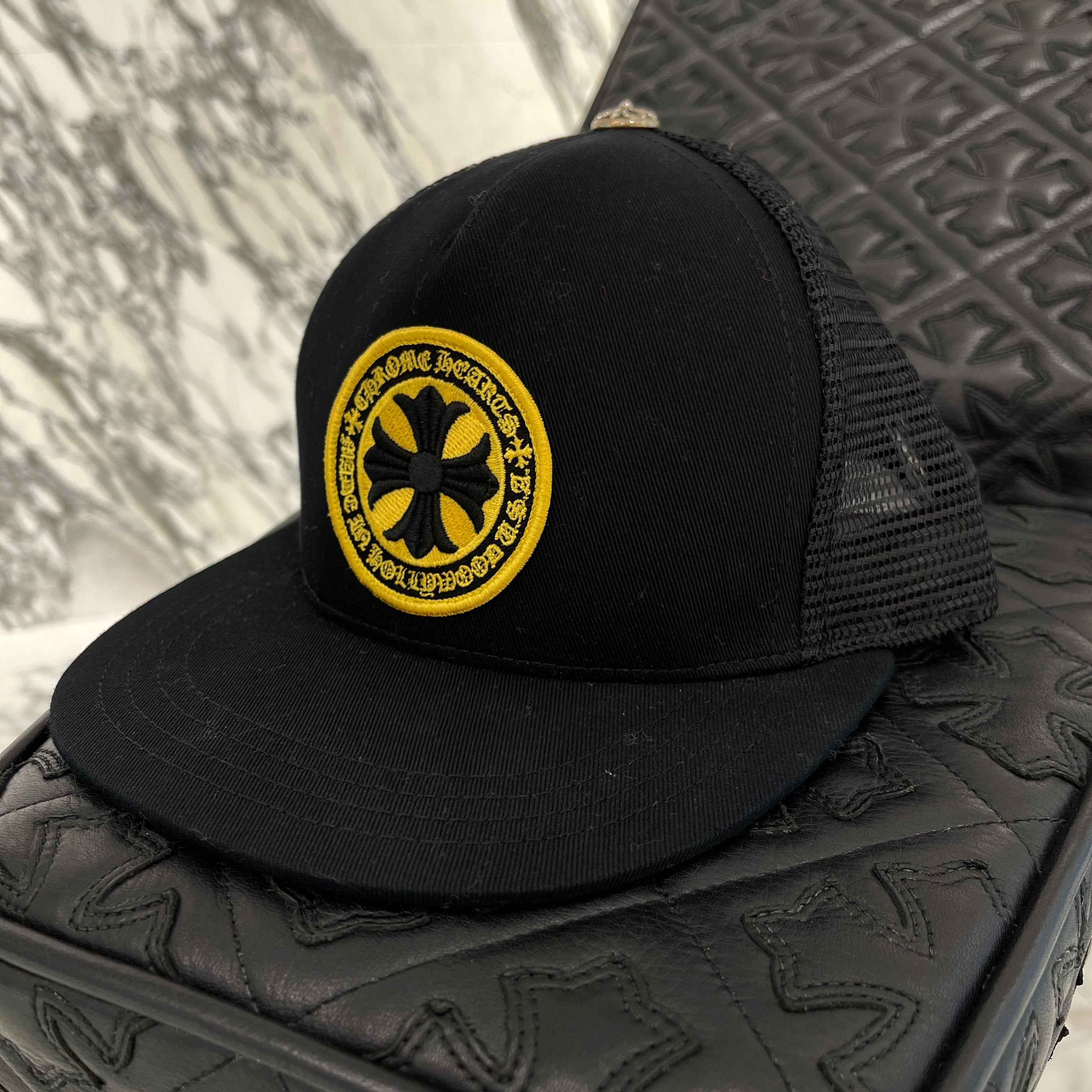 CHROME HEARTS Yellow CH Plus Trucker Cap Size ONE SIZE（53-60）クロムハーツ イエロー CHプラス トラッカーキャップ サイズONE SIZE（53-60）