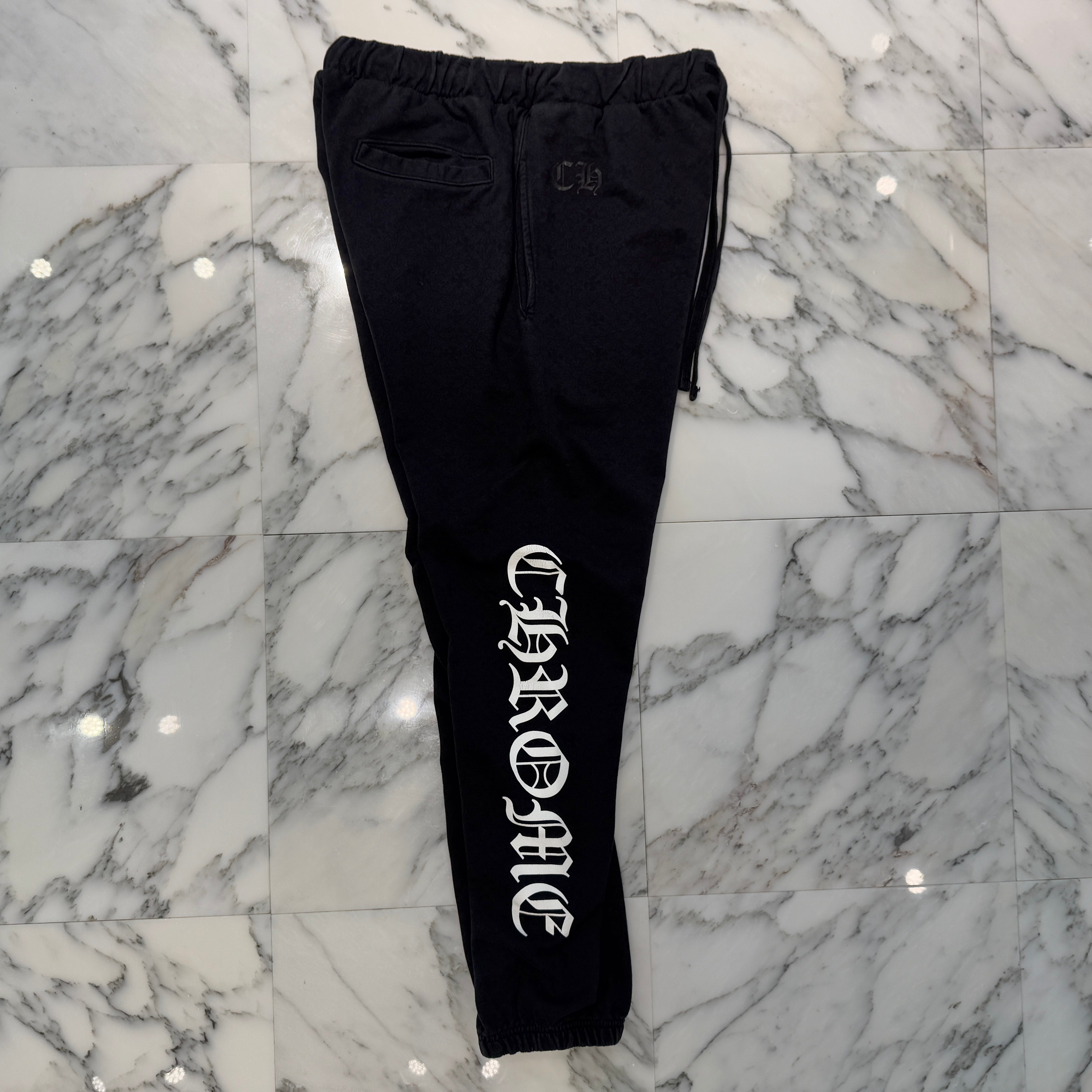 CHROME HEARTS CH Plus Side Logo Sweat Long Pants クロムハーツ CHプラス総柄 サイドロゴ スウェットロングパンツ サイズXL