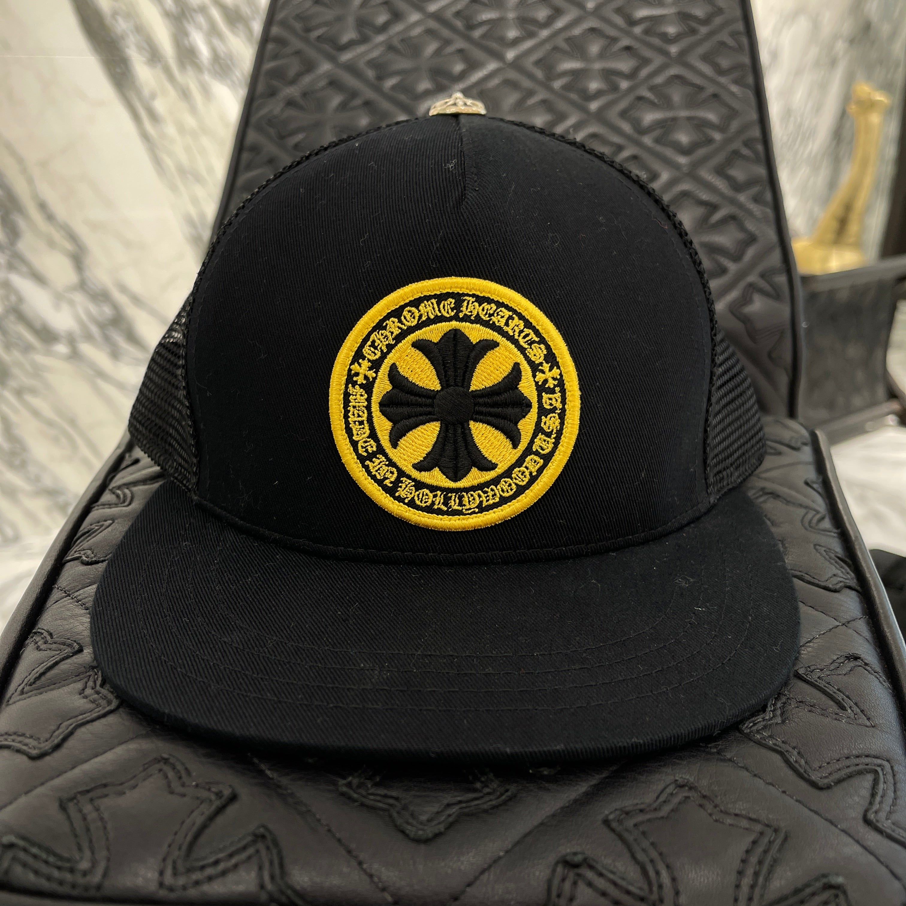 CHROME HEARTS Yellow CH Plus Trucker Cap Size ONE SIZE（53-60）クロムハーツ イエロー CHプラス トラッカーキャップ サイズONE SIZE（53-60）