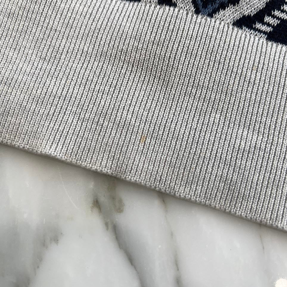 DIOR × SHAWN STUSSY 2020AW Cotton Silk Jacquard Knit Tee 033M632AT175 Size M ディオール×ショーン・ステューシー コットンシルクジャガードニットTシャツ サイズM