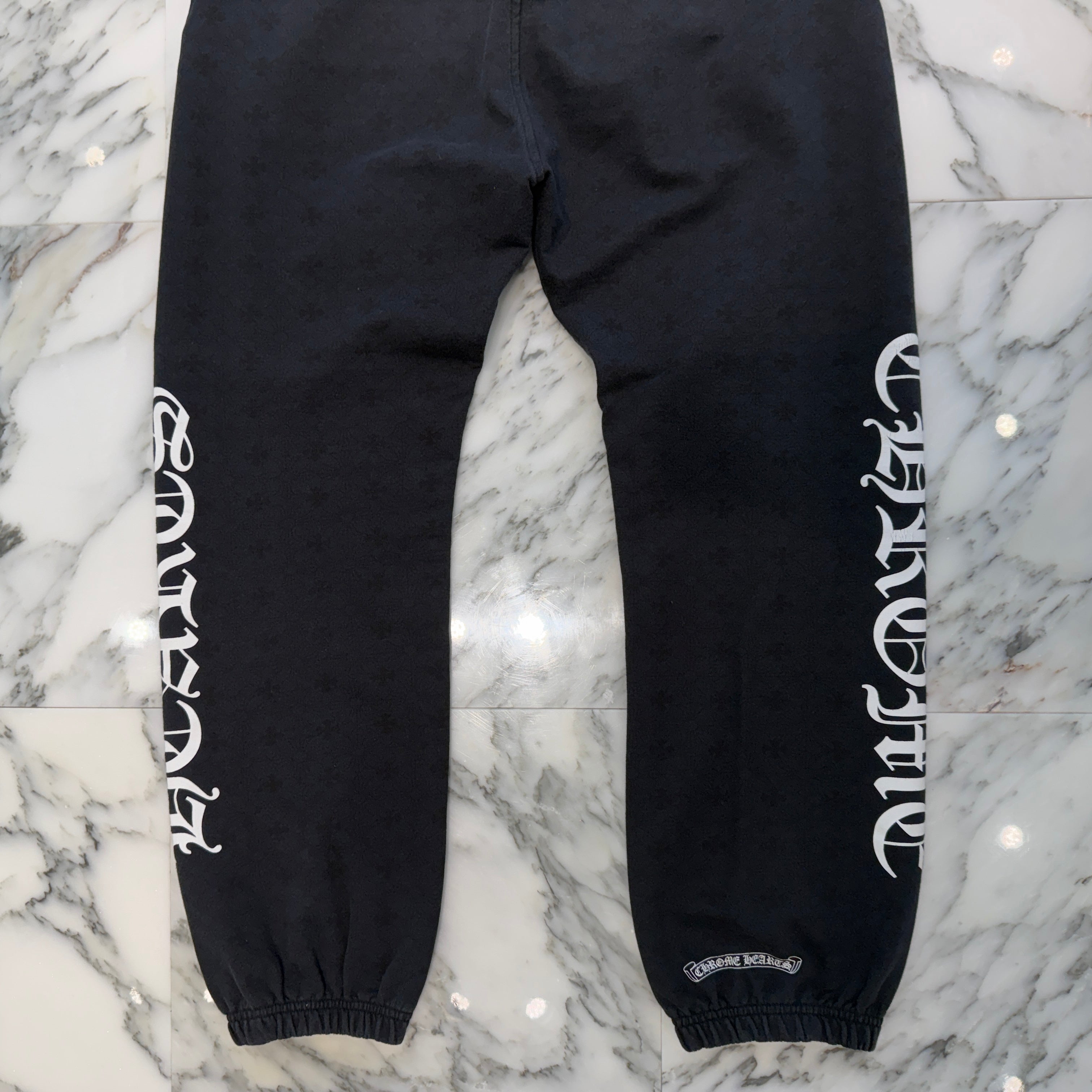 CHROME HEARTS CH Plus Side Logo Sweat Long Pants クロムハーツ CHプラス総柄 サイドロゴ スウェットロングパンツ サイズXL